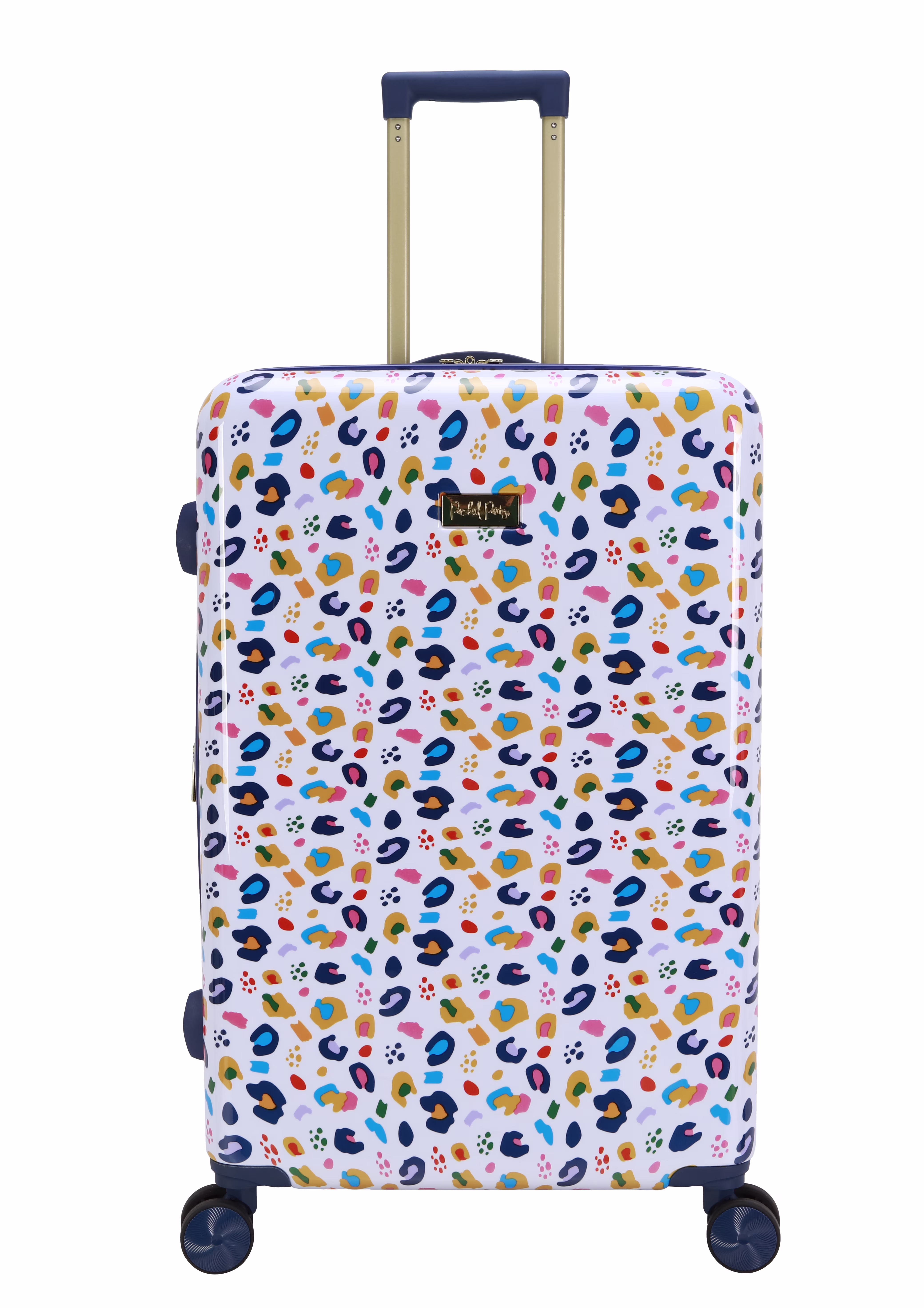 Packed Party "STAY WILD" 25" Checked Rolling Hardsided Luggage, Stay Wild Print