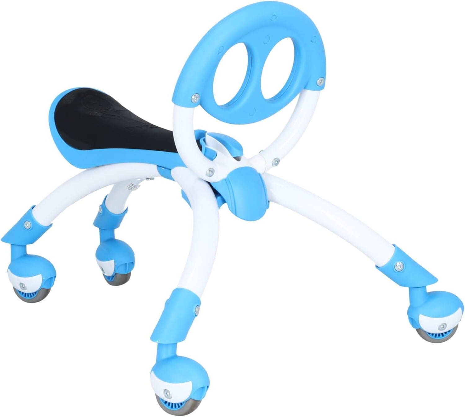 PalPlay Unisex Push & Pedal Ride-On Rubber Plastic Metal Blue