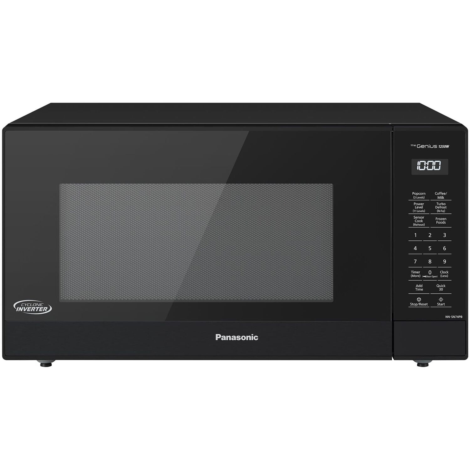 Panasonic 1.6-cu. ft. 1250W Countertop Microwave with Inverter Technology, Black NN-SN74PB