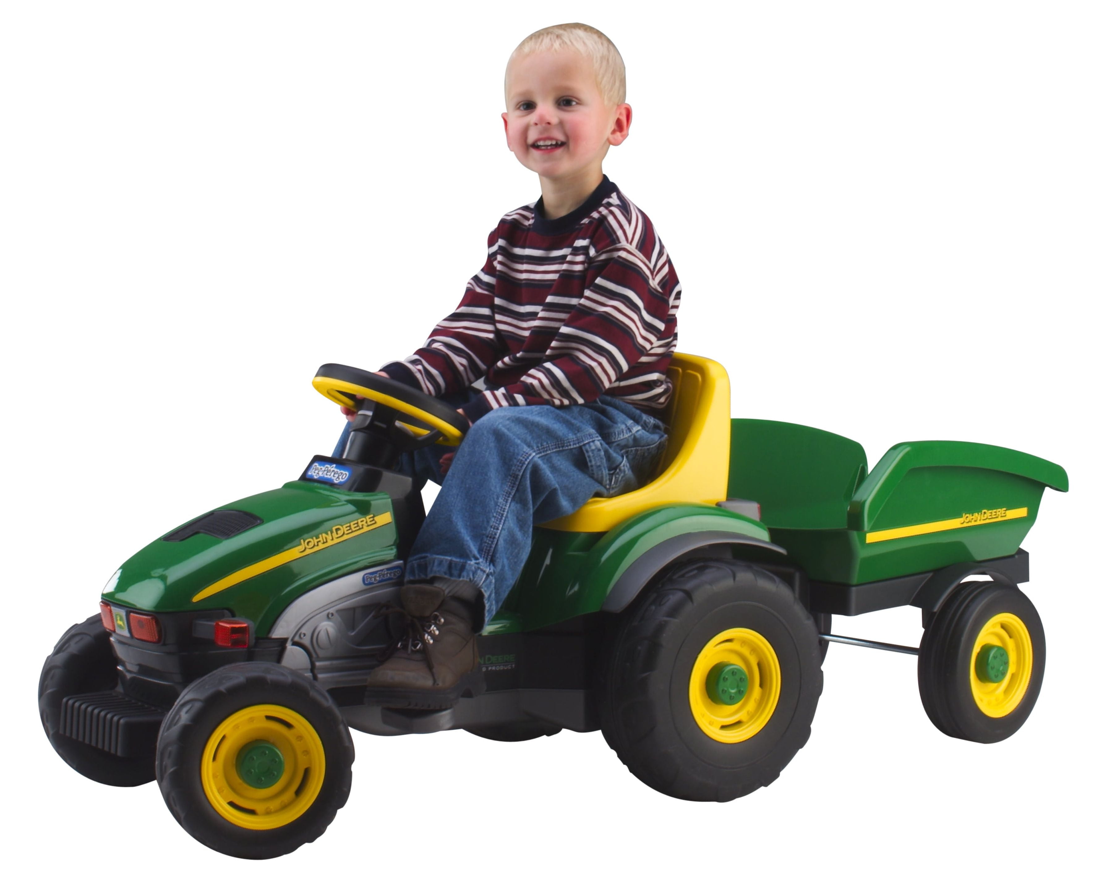 Peg Perego John Deere Farm Tractor and Trailer Pedal Ride-On