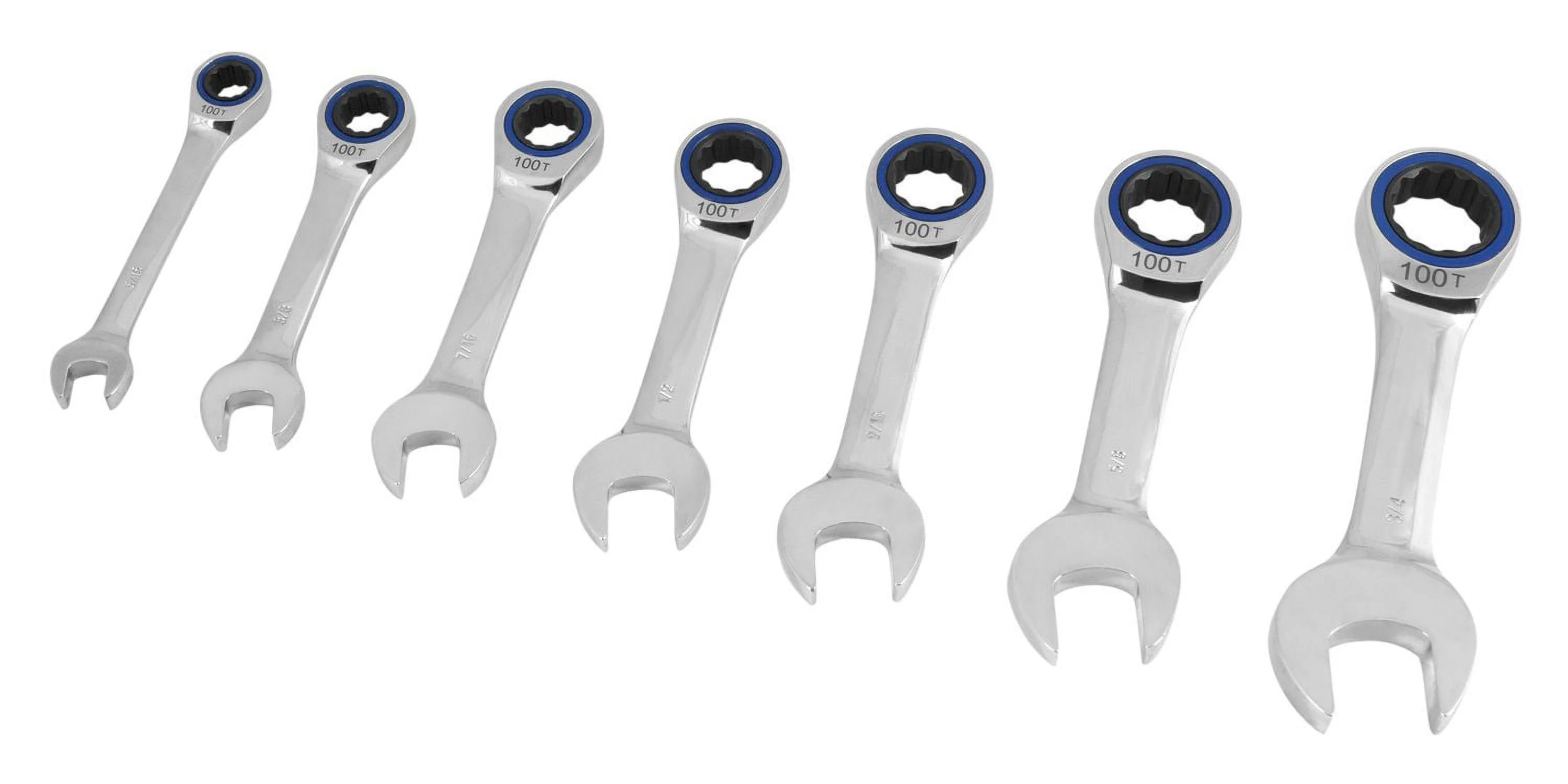 Performance Tool W30635 MET Ratcheting Wrench Set (7 Piece)