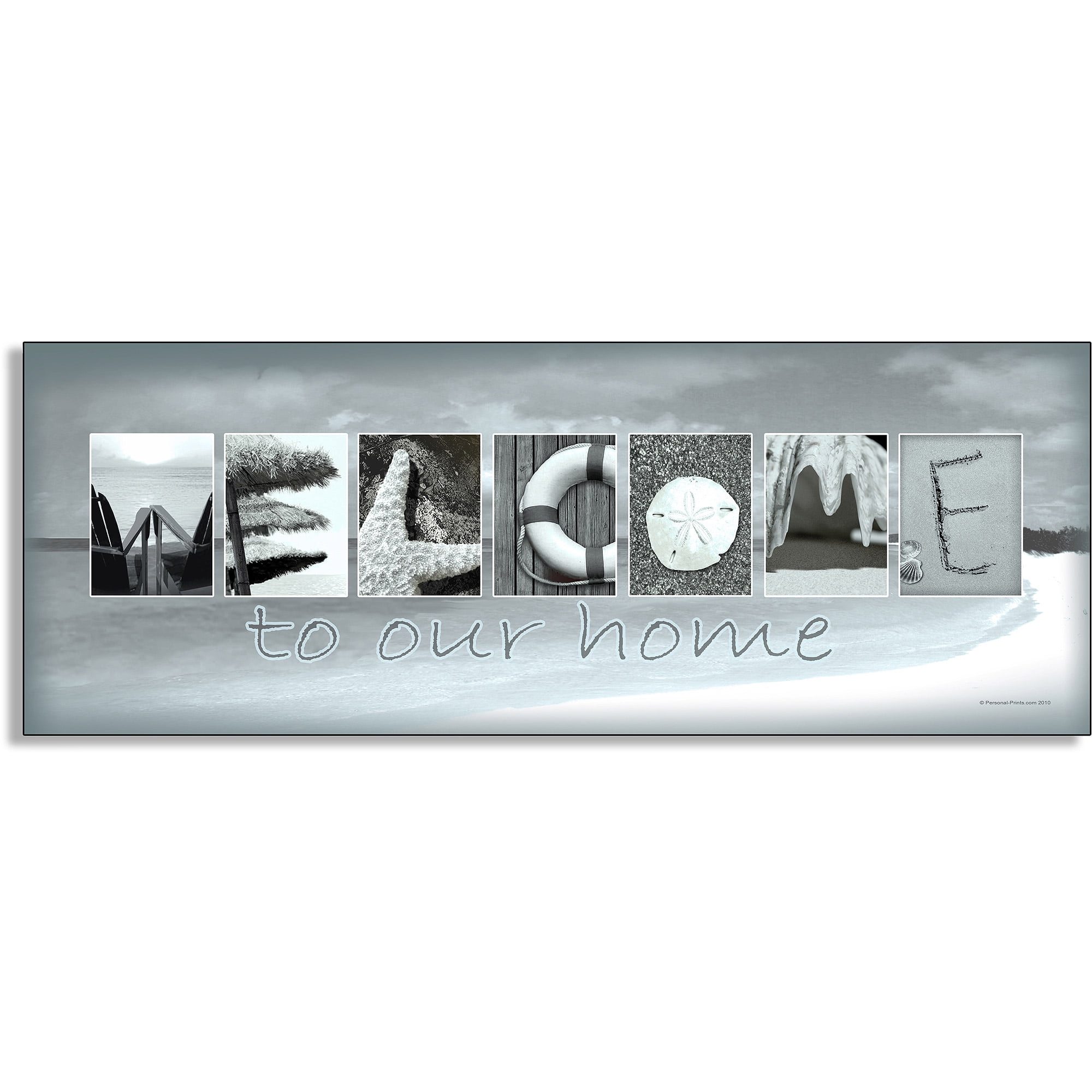 Personal-Prints Welcome Beach Wall Art