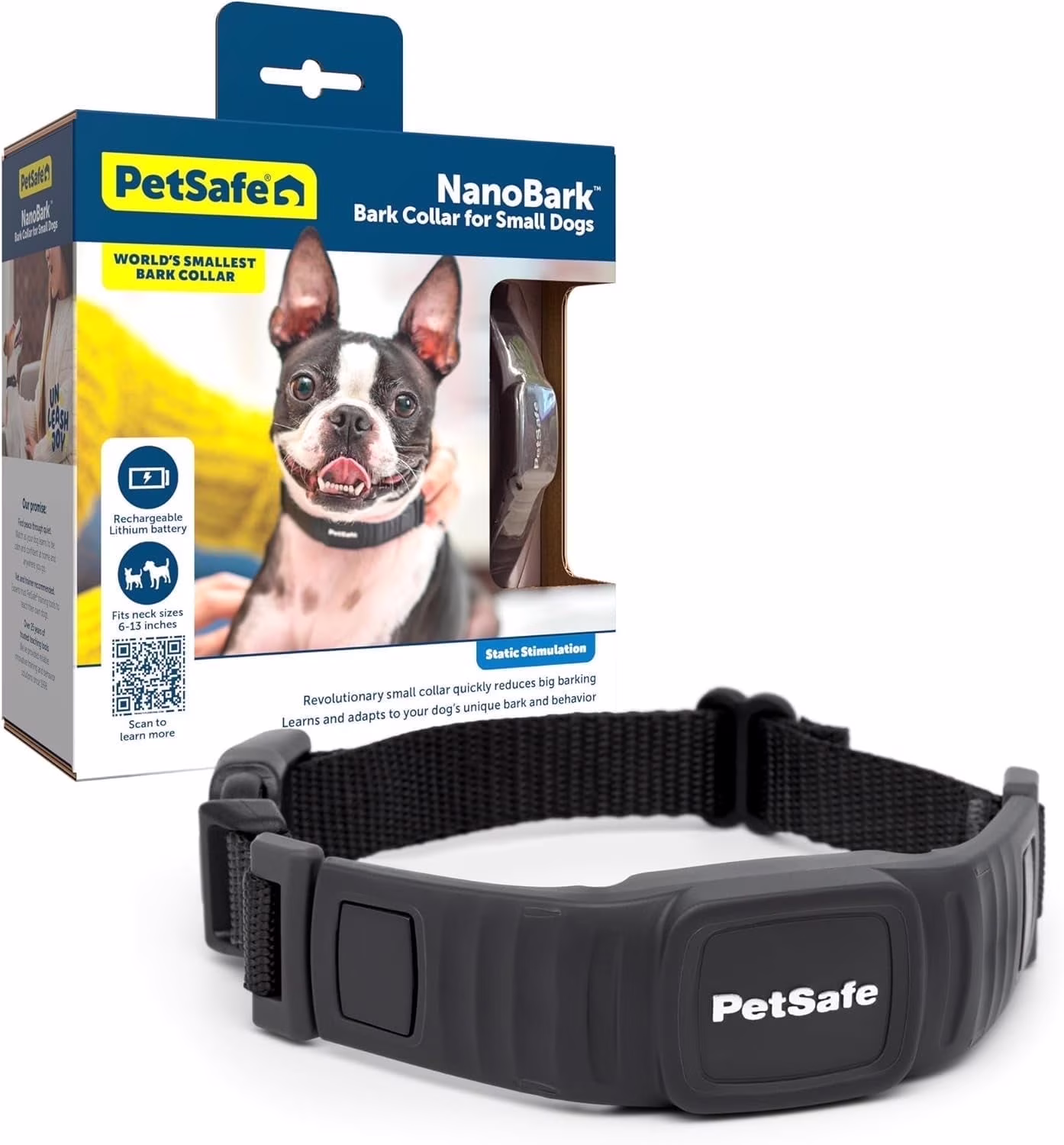 PetSafe NanoBark Collar - World's Smallest Bark Collar for Small and Medium Dogs