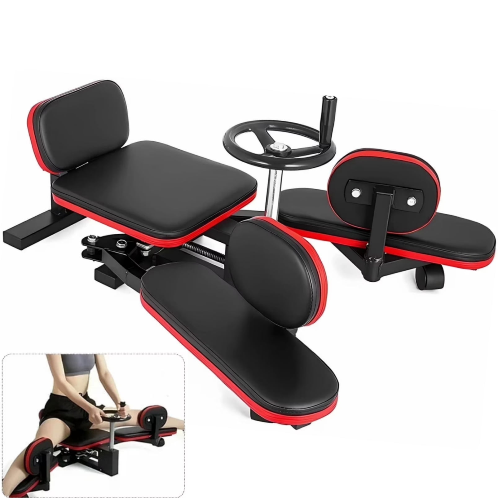 Petoto Leg Stretching Machine, 180 Degree Extension Heavy Duty Split Machine Equipment for Home Gym Stretching Workouts Splits Yoga Dance