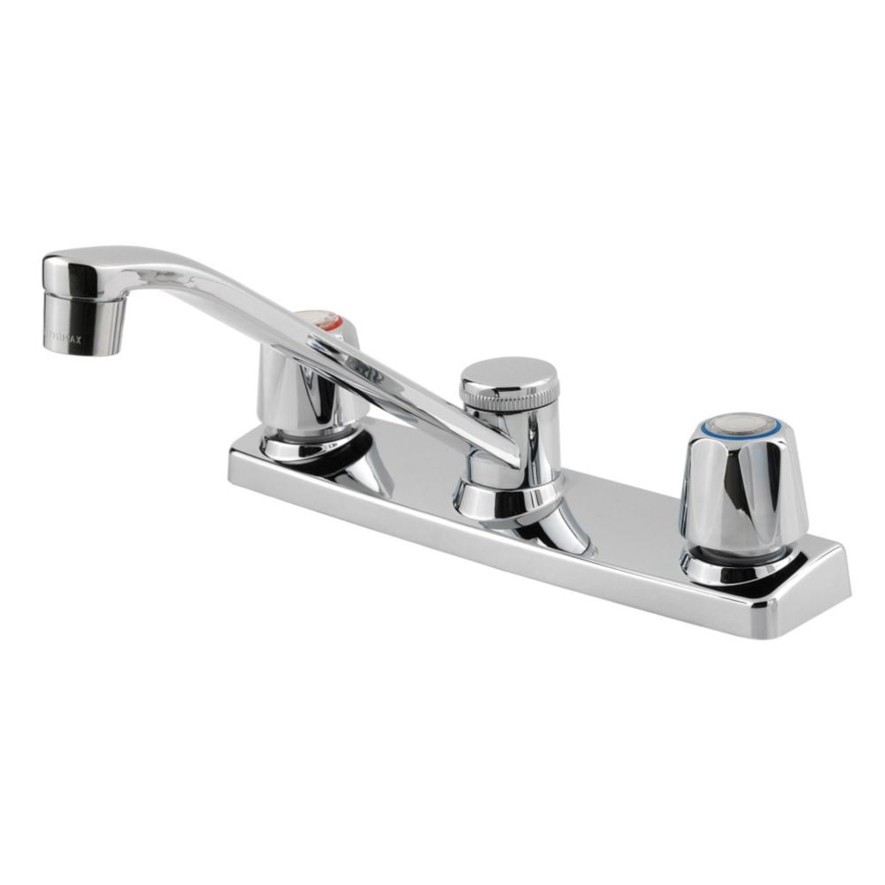 Pfister Pfirst Series 2-Handle Kitchen Faucet in Polished Chrome