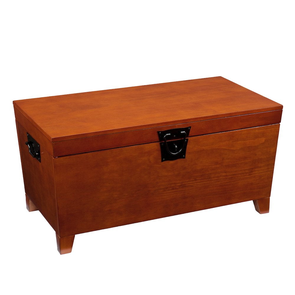 Pyramid Trunk Coffee Table, Transitional style, Mission Oak