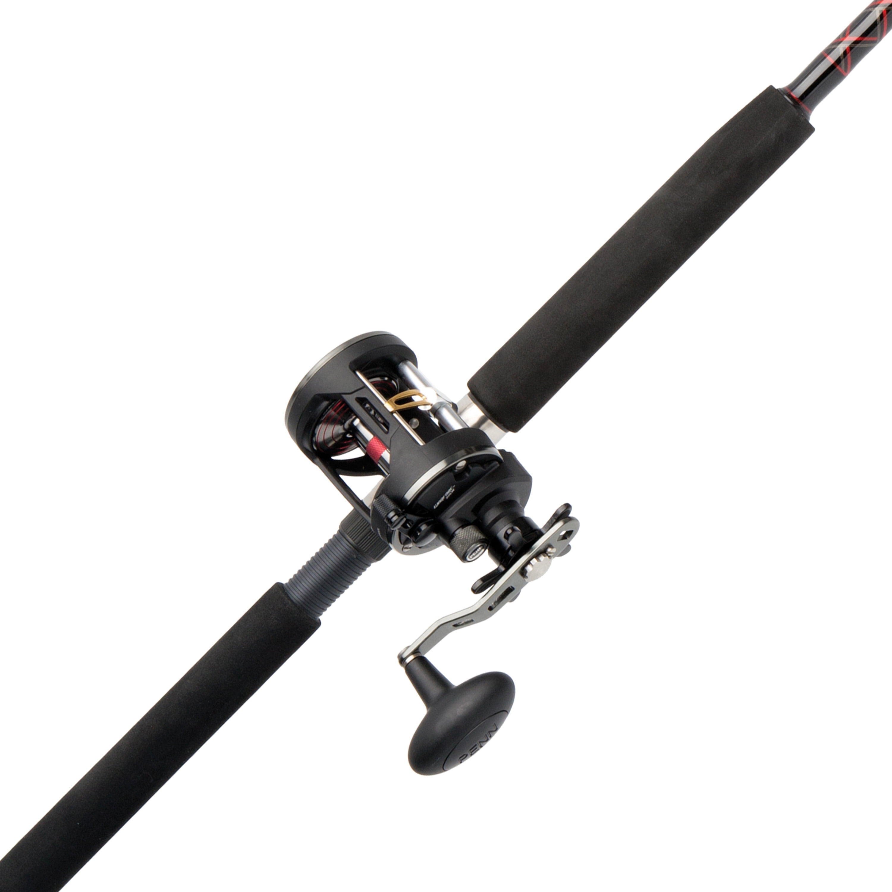 PENN Warfare™ Level Wind Combo, 6'6" Medium Fishing Rod, 20 Size Reel