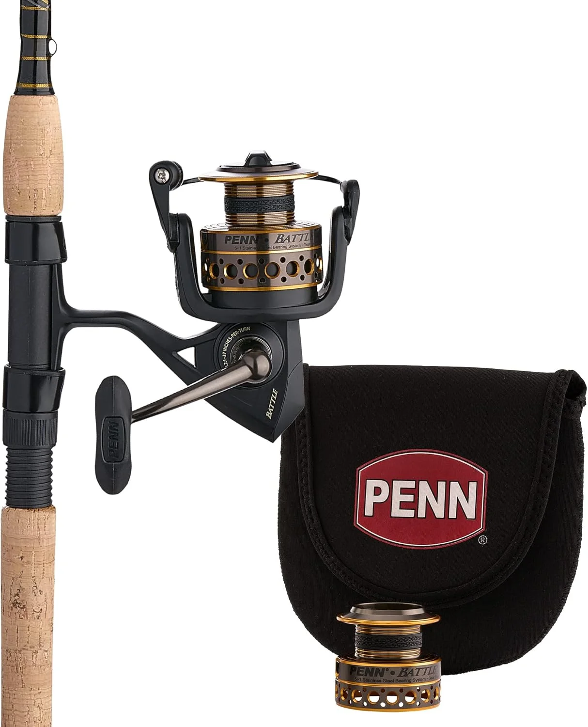 PENN Battle® Spinning Combo Fishing Kit, 7' Medium, 4000 Size Reel