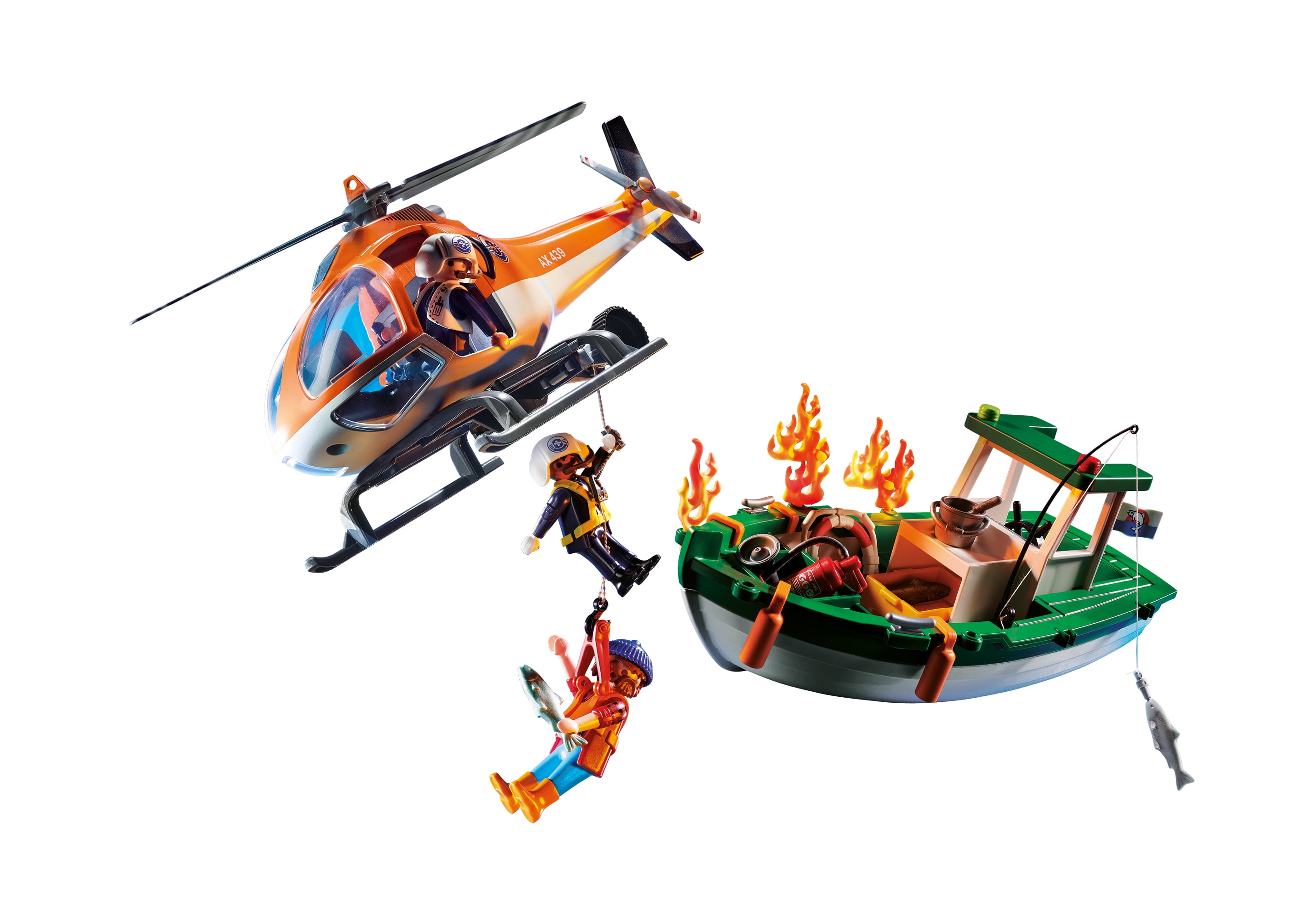 PLAYMOBIL Coastal Fire Mission Vehicle Playset