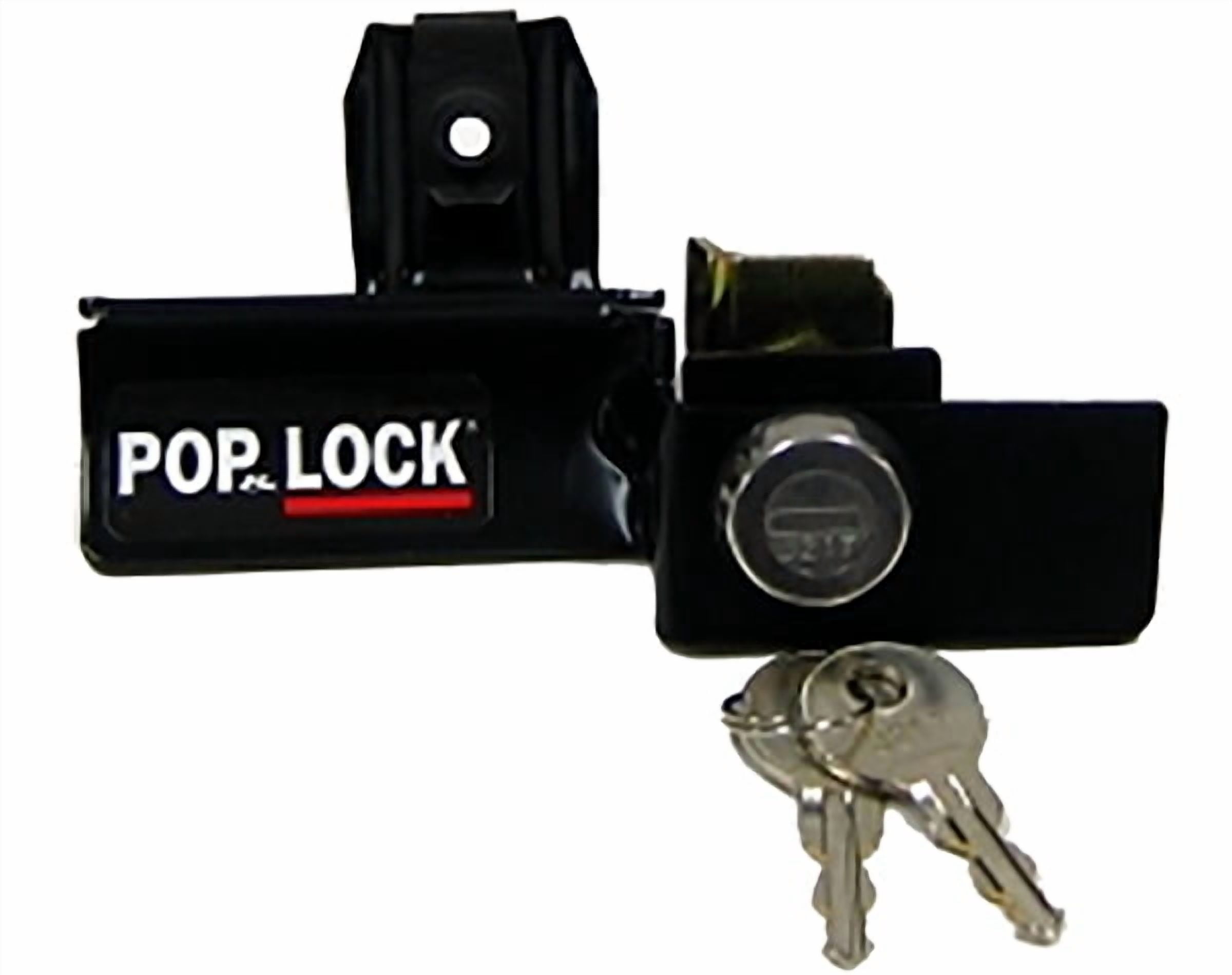 POP & LOCK - Manual Tailgate Lock for 1988-1998 Chevy Silverado, 1988-1998 GMC Sierra, PL1050 (Traditional Lock) (Black)