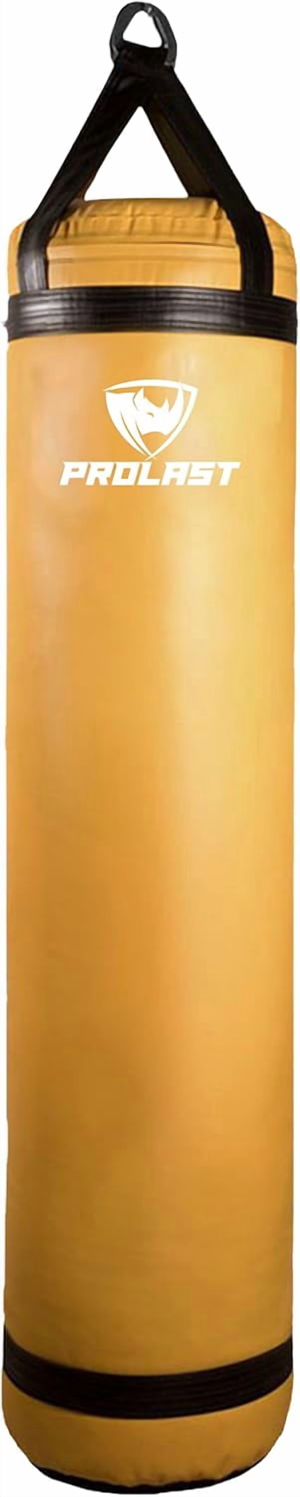 PROLAST Heavy Punching Bag 5 ft UNFILLED -Great for Boxing, MMA, Muay Thai - Unfilled ( Yellow )