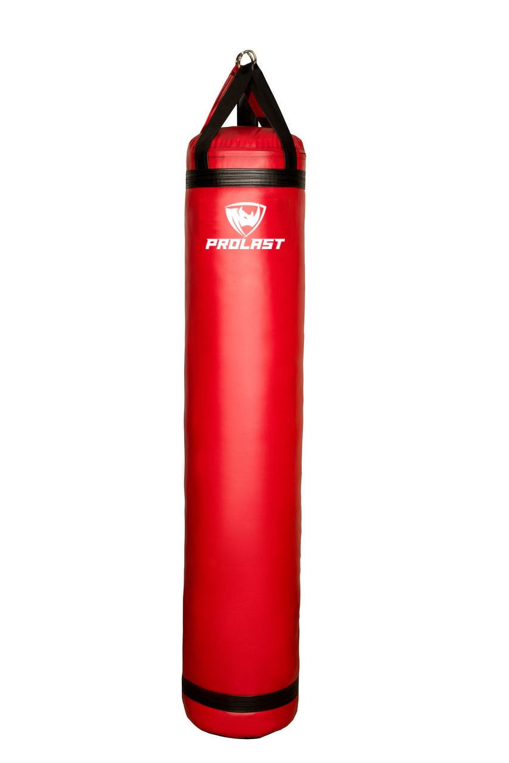 PROLAST Heavy Punching Bag 6 ft UNFILLED -Great for Boxing, MMA, Muay Thai - Unfilled ( Red )