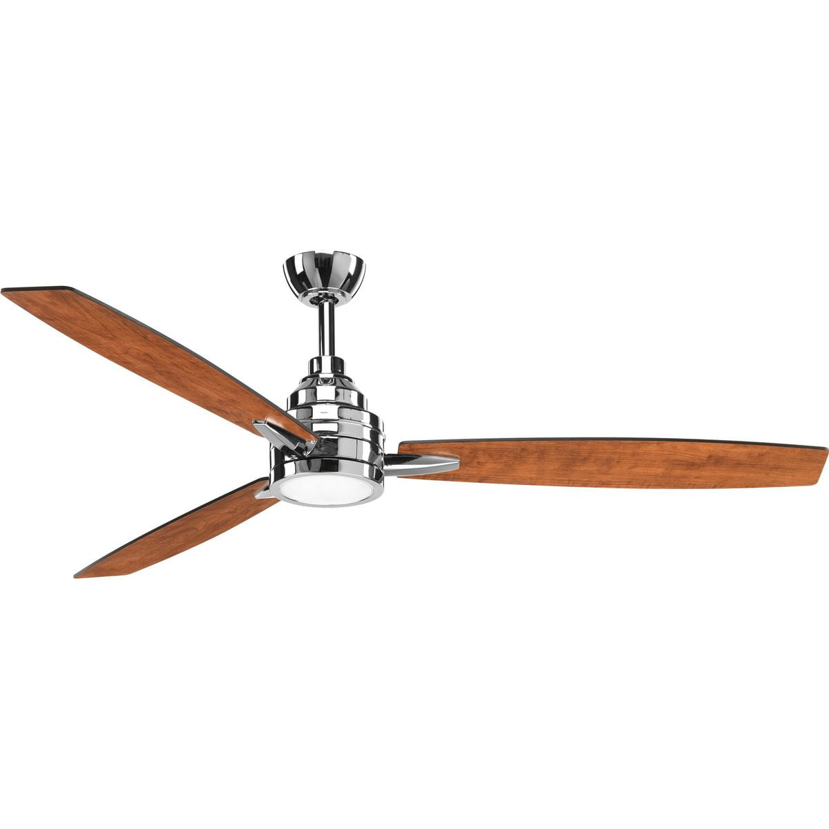P2554-1530K-Progress Lighting-Gaze - Wide - Ceiling Fan - 1 Light - Handheld Remote in Urban Industrial and Farmhouse style - 60 Inches wide by 13.13