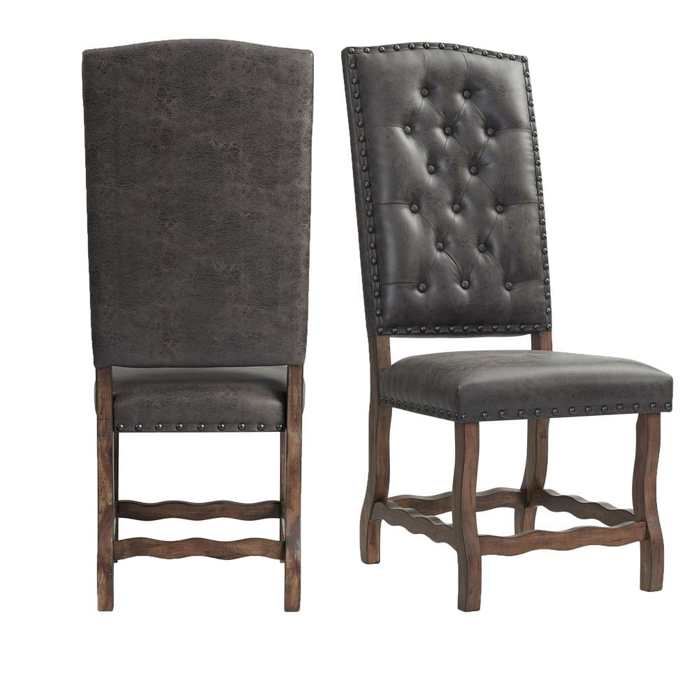 Picket House Furnishings Hayward Tufted Tall Back Side Chair Set