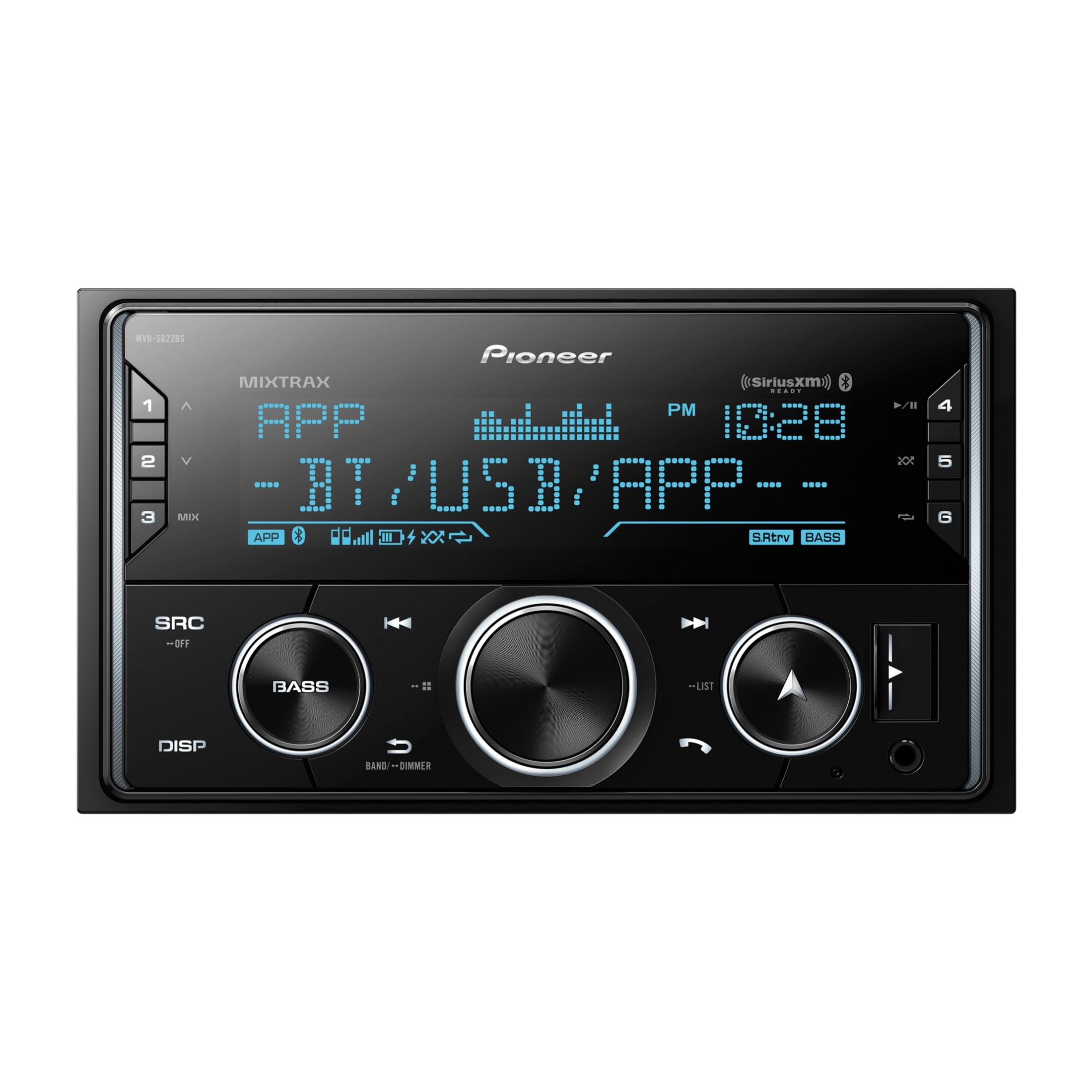 Pioneer MVH-S622BS Audio media receiver with advanced audio features, enhanced Pioneer Smart Sync co