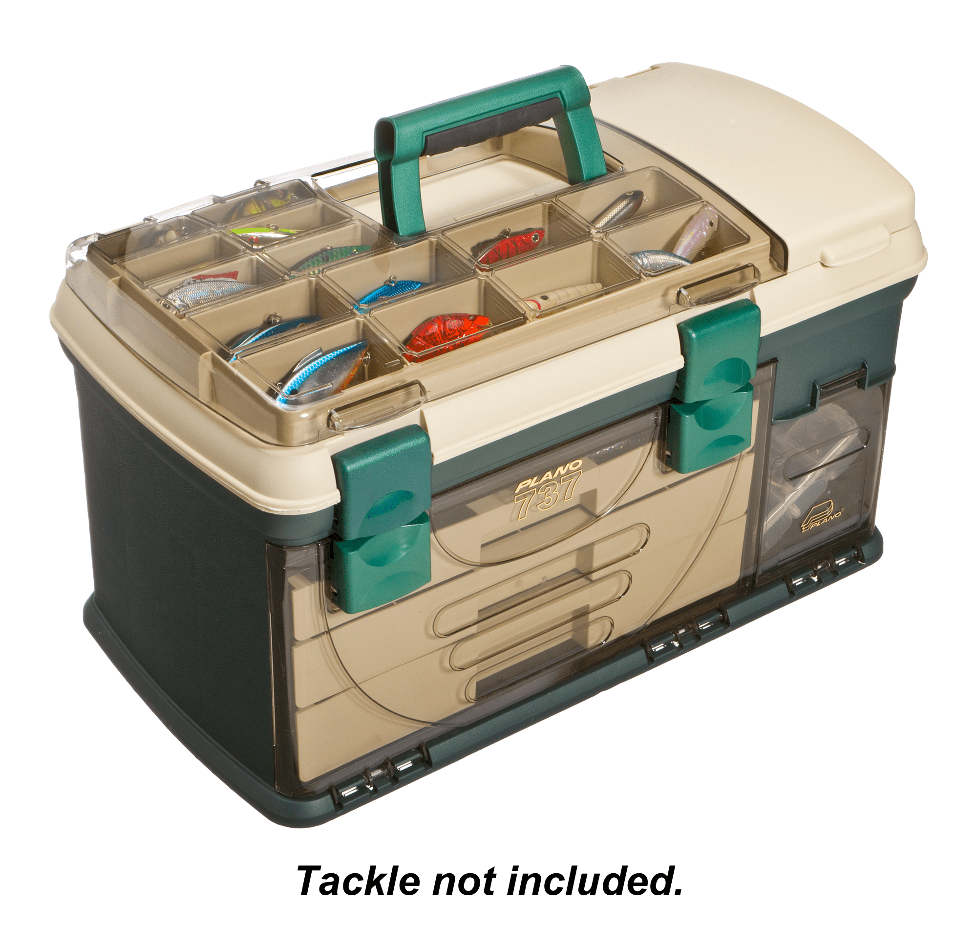 Plano 3 Drawer - Green Metallic / Beige 1-#2-3500