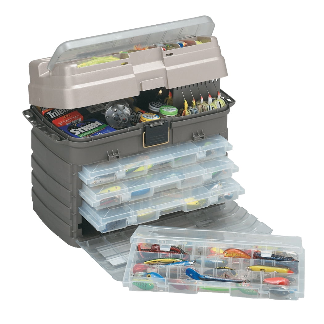Plano 7592 Guide Series Stowaway Tackle System & Bait Storage with Four Removable Boxes, Large