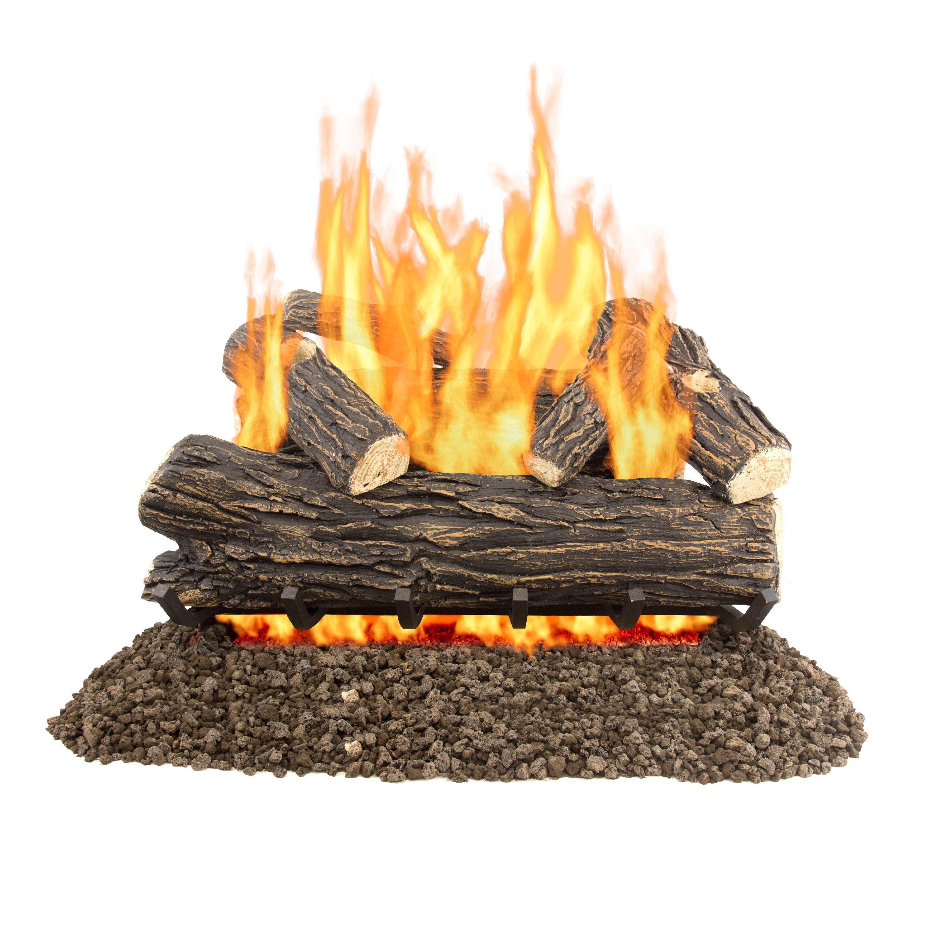 Pleasant Hearth Willow Oak 30" Vented Gas Log Set 65,000 BTU
