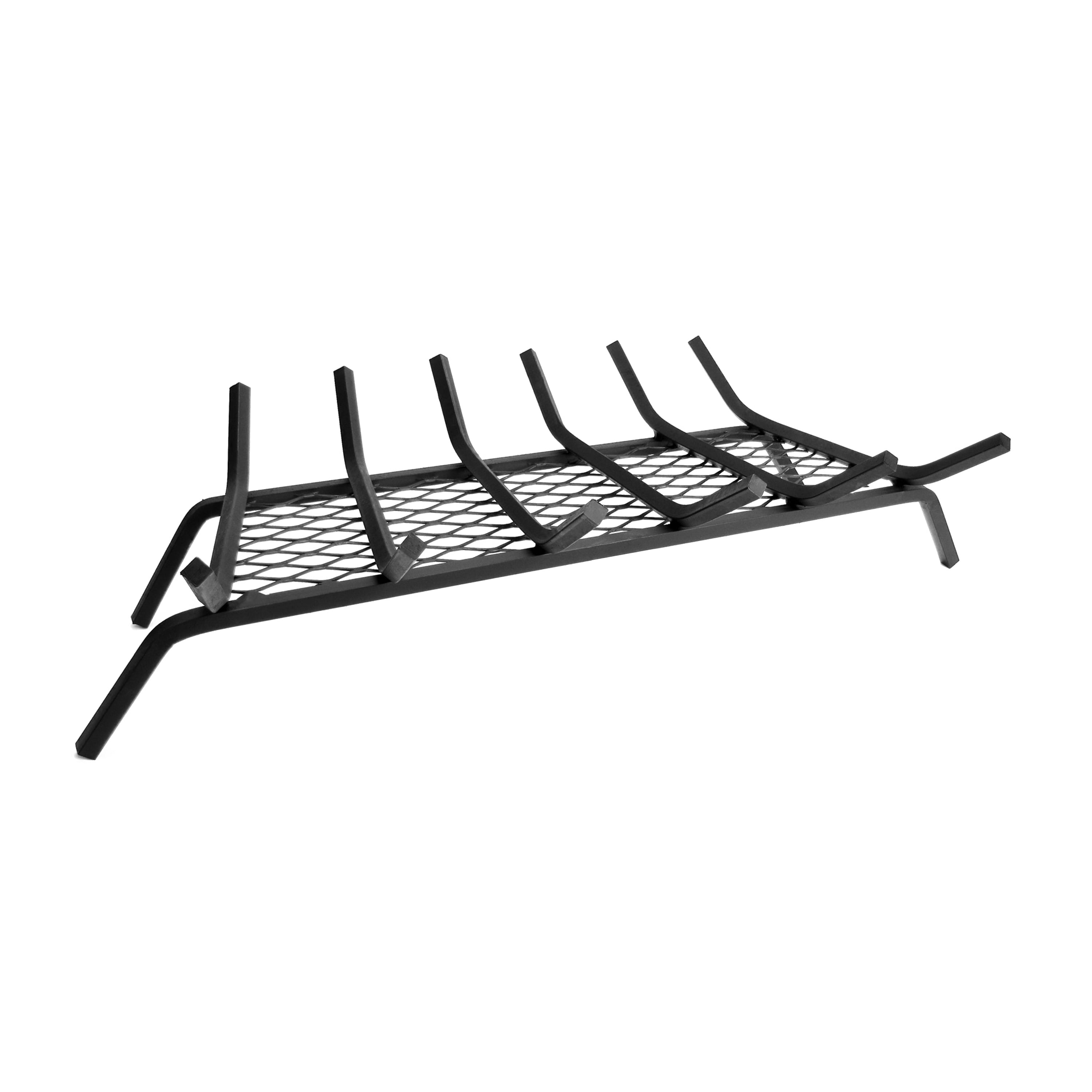 Pleasant Hearth 1/2 in. Steel Log Grate- 30 in. 6 bar with Ember Retainer