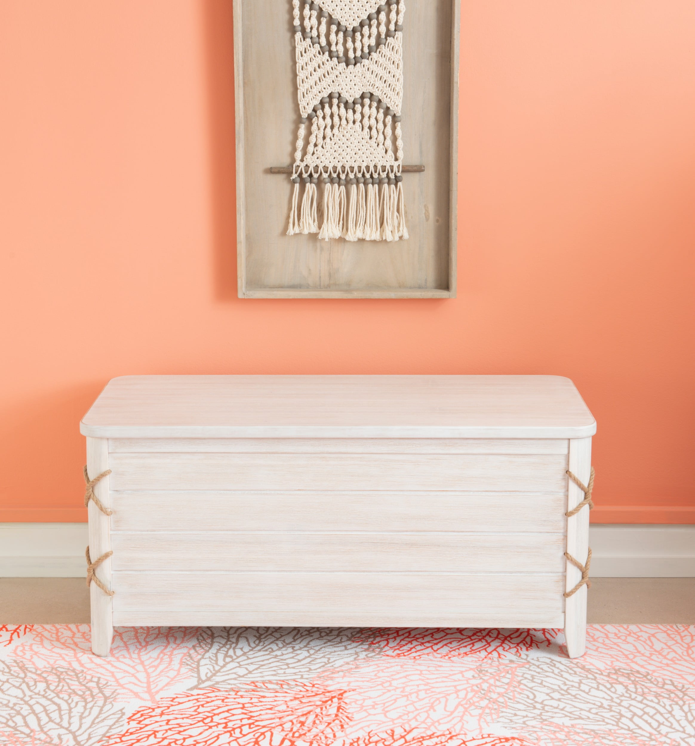 Powell Harrow Cedar Chest, Whitewash