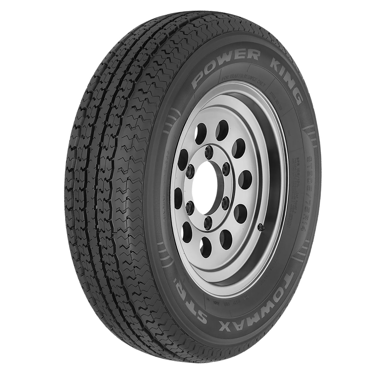 Power King Towmax STR II ST225/75R15 117/112L E Trailer Tire