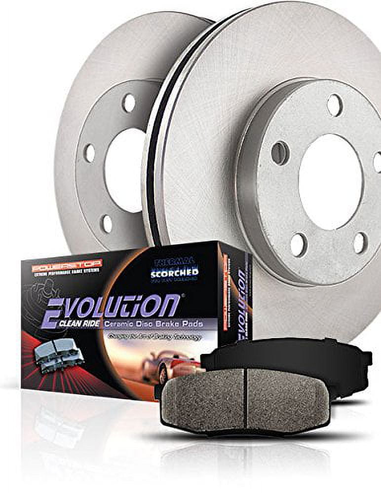 Power Stop KOE4713: Daily Driver Brake Kit, Front Automotive Brakes Disc Brake Kit