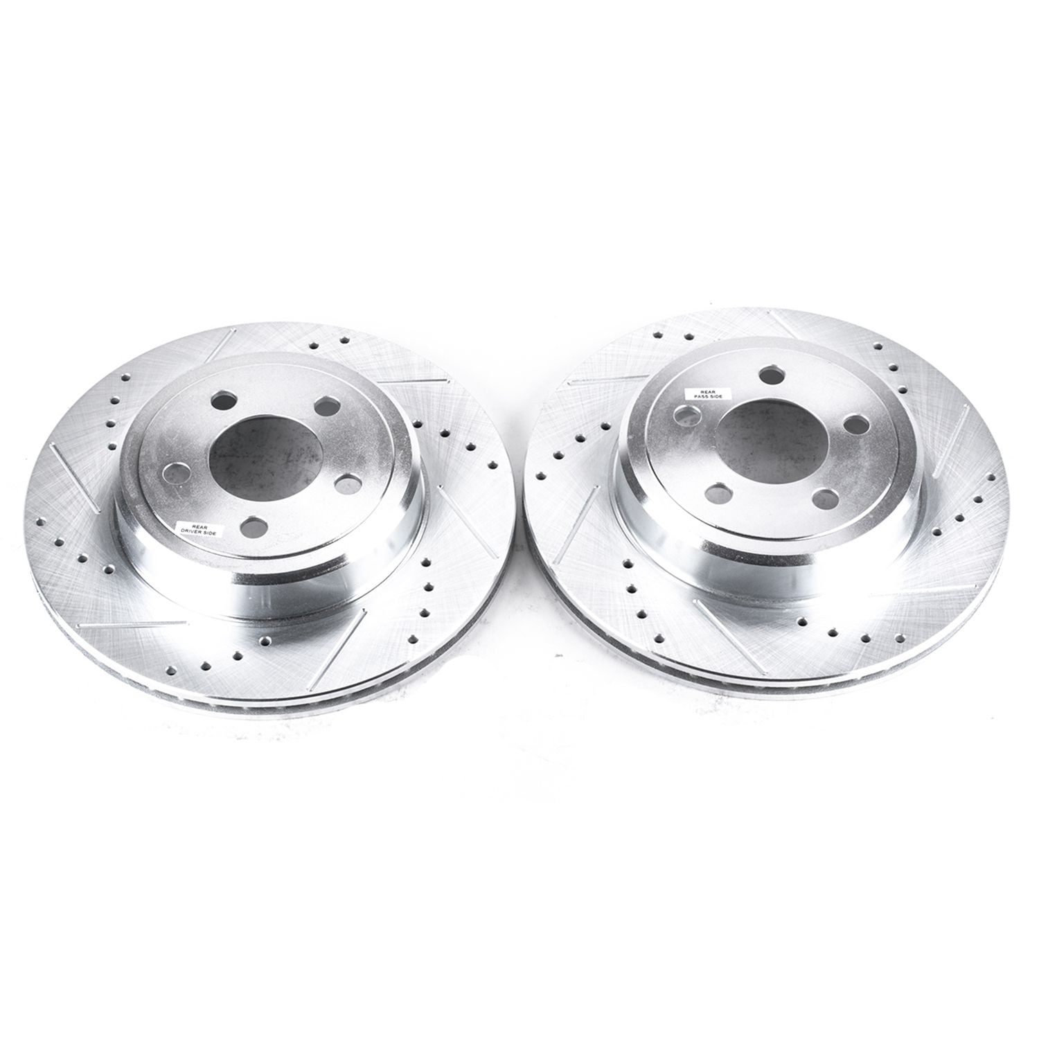 Power Stop Rear Pair of Drilled and Slotted Brake Rotors AR8362XPR