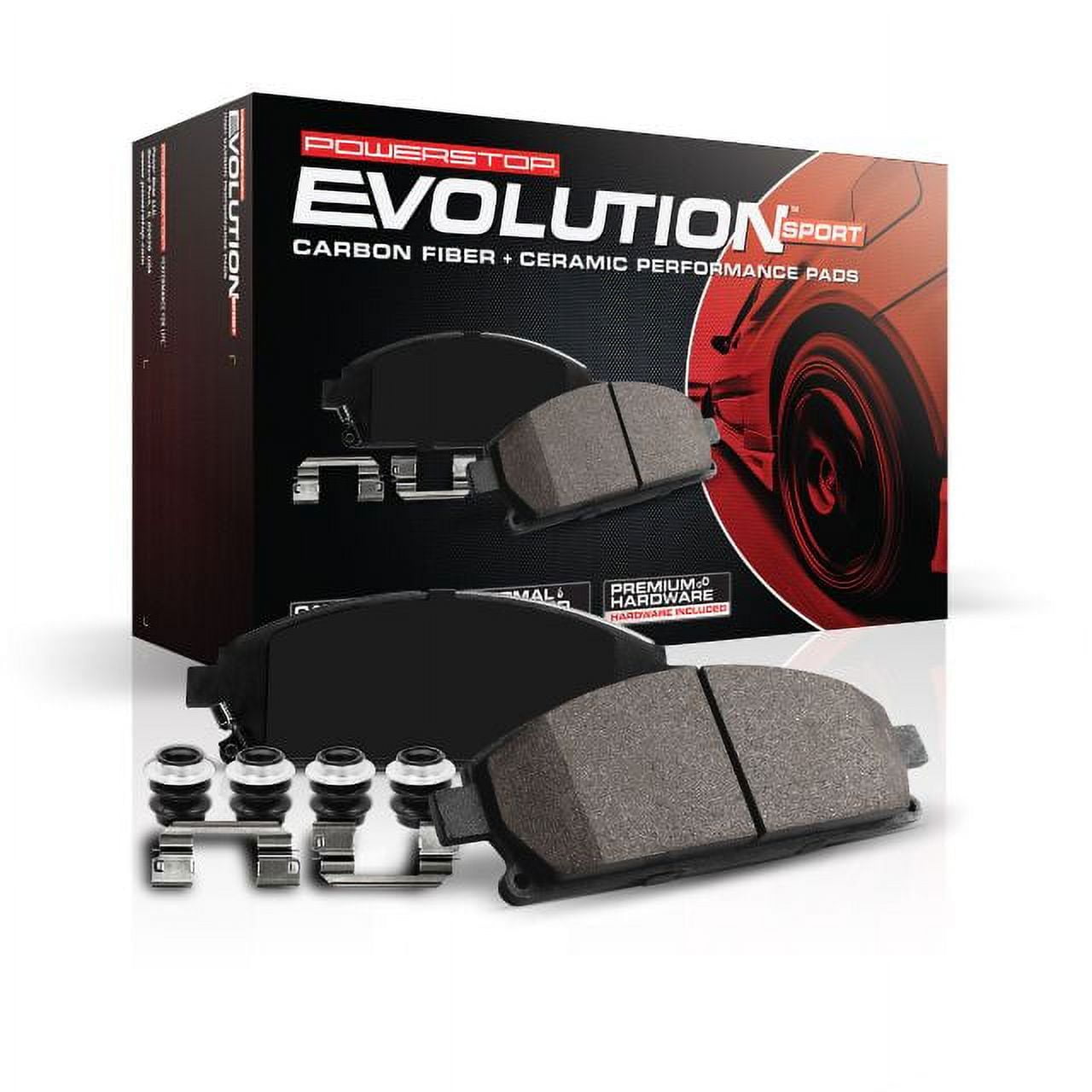 Power Stop Rear Z23 Evolution Carbon-Fiber Ceramic Brake Pads Z23-905