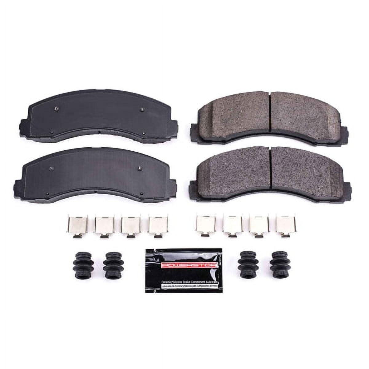 Power Stop Z23-2087, Z23 Carbon-Fiber Ceramic Front Brake Pad Set