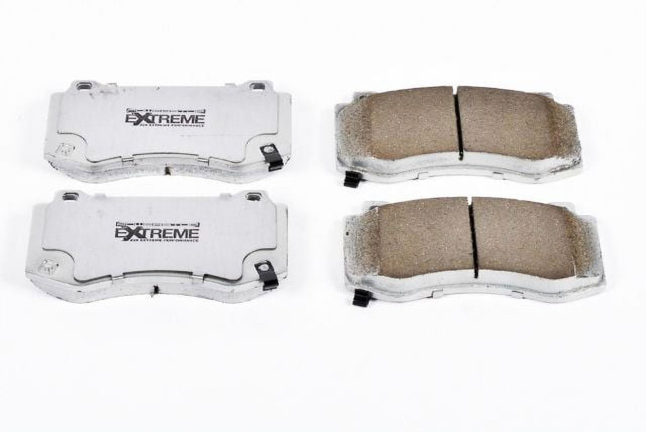 Power Stop Z26-1298 Z26 Street Warrior Carbon Fiber-Ceramic Brake Pad -Front