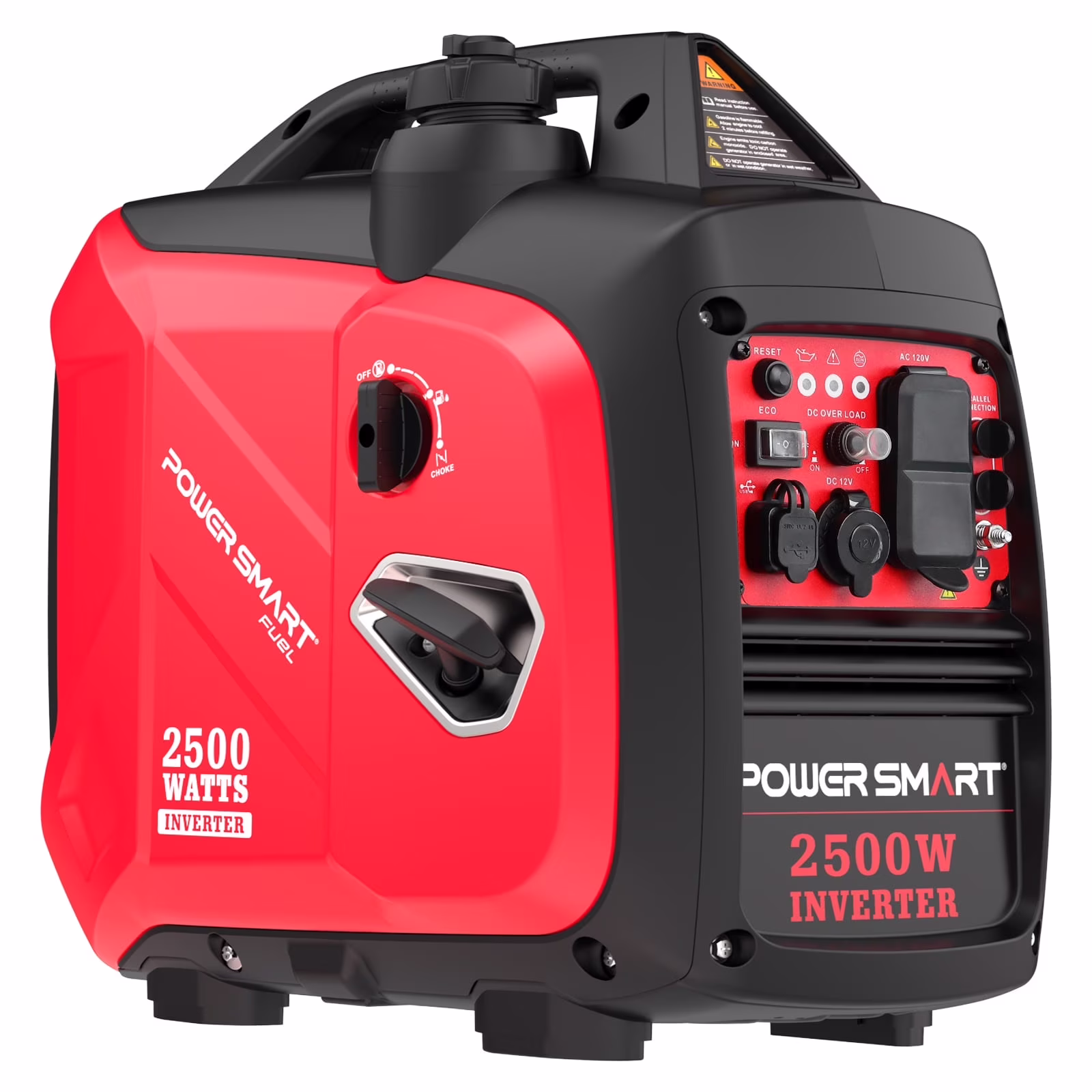 PowerSmart 2500W Portable Inverter Gas Generator Super Quiet Low Oil Shutdown Low Noise for Camping