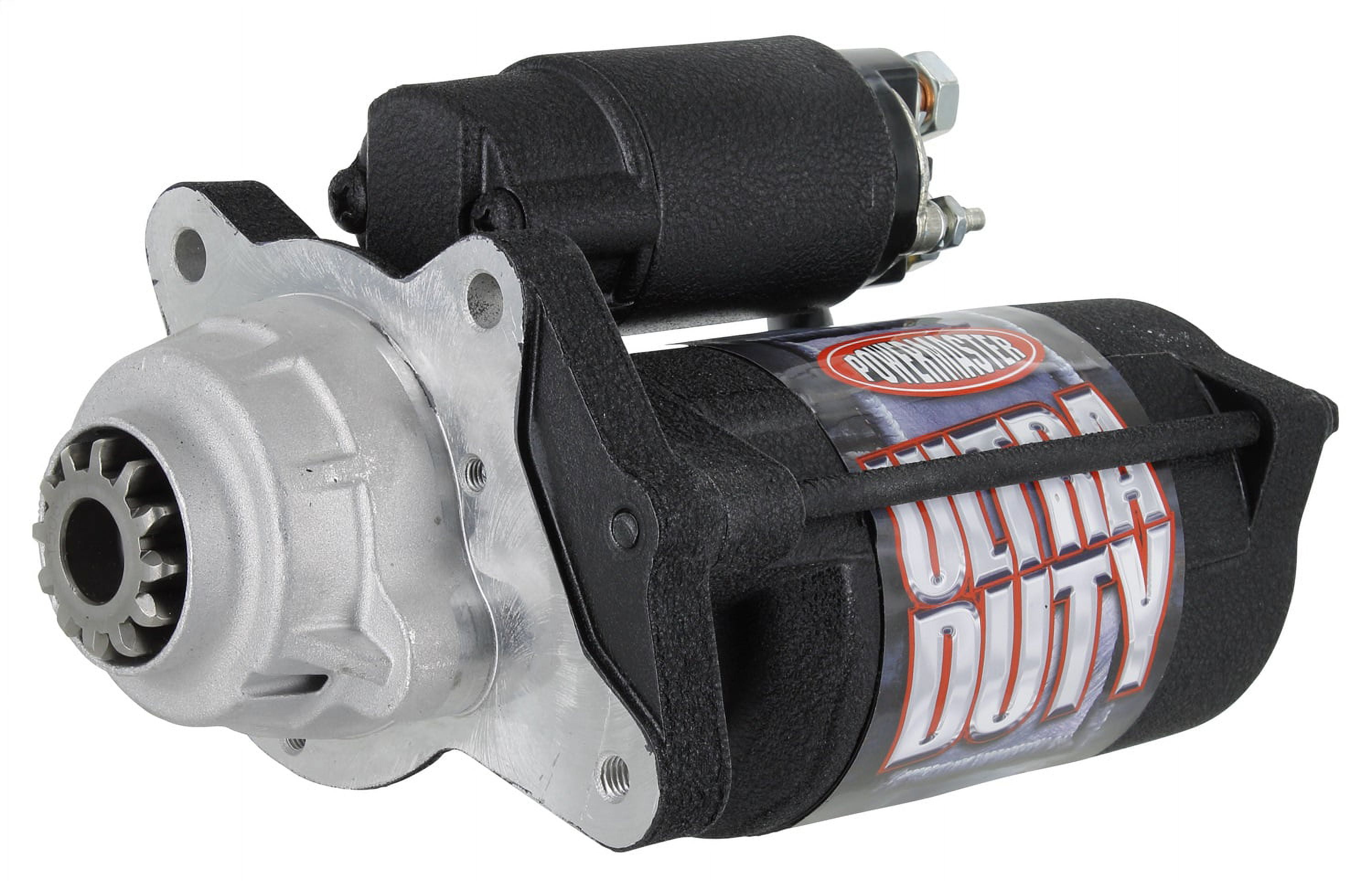 Powermaster 9056 Ultra Duty Diesel Starter; 4.75:1 Gear Reduction; 275 ft./lb. Torque; Black Wrinkle Finish; Fits select: 2011-2017 FORD F250, 2011-2017 FORD F350