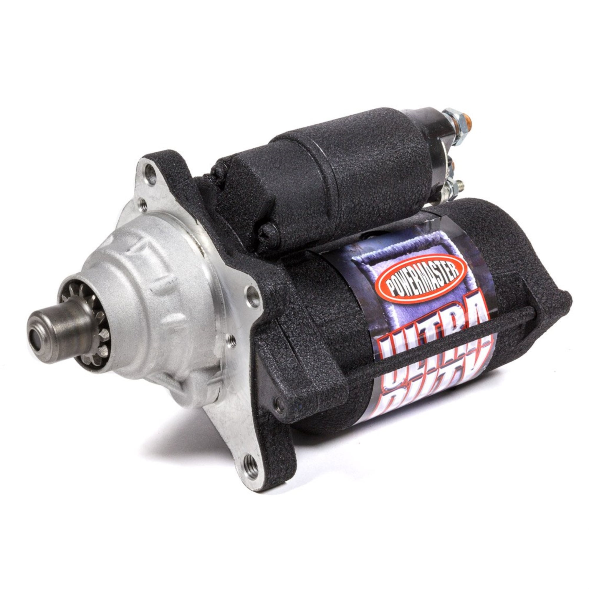 Powermaster Starter, Diesel Ultra Duty, 4.75:1 Gear Reduction, Black Paint, Ford Powerstroke 2003-08, Each