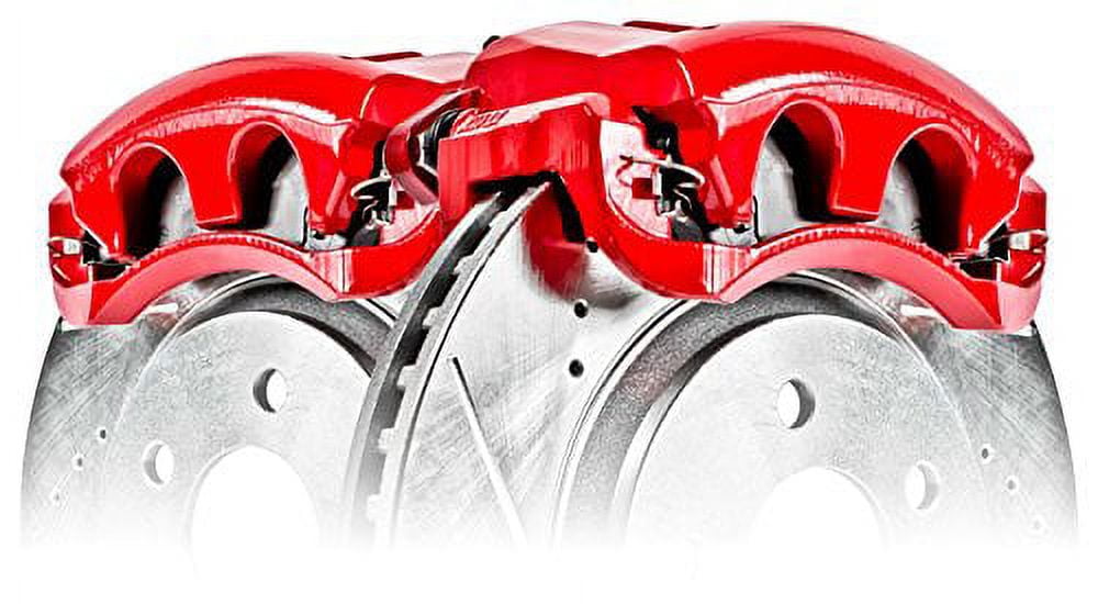 Powerstop S2984 Red Powder Coated Performance Calipers