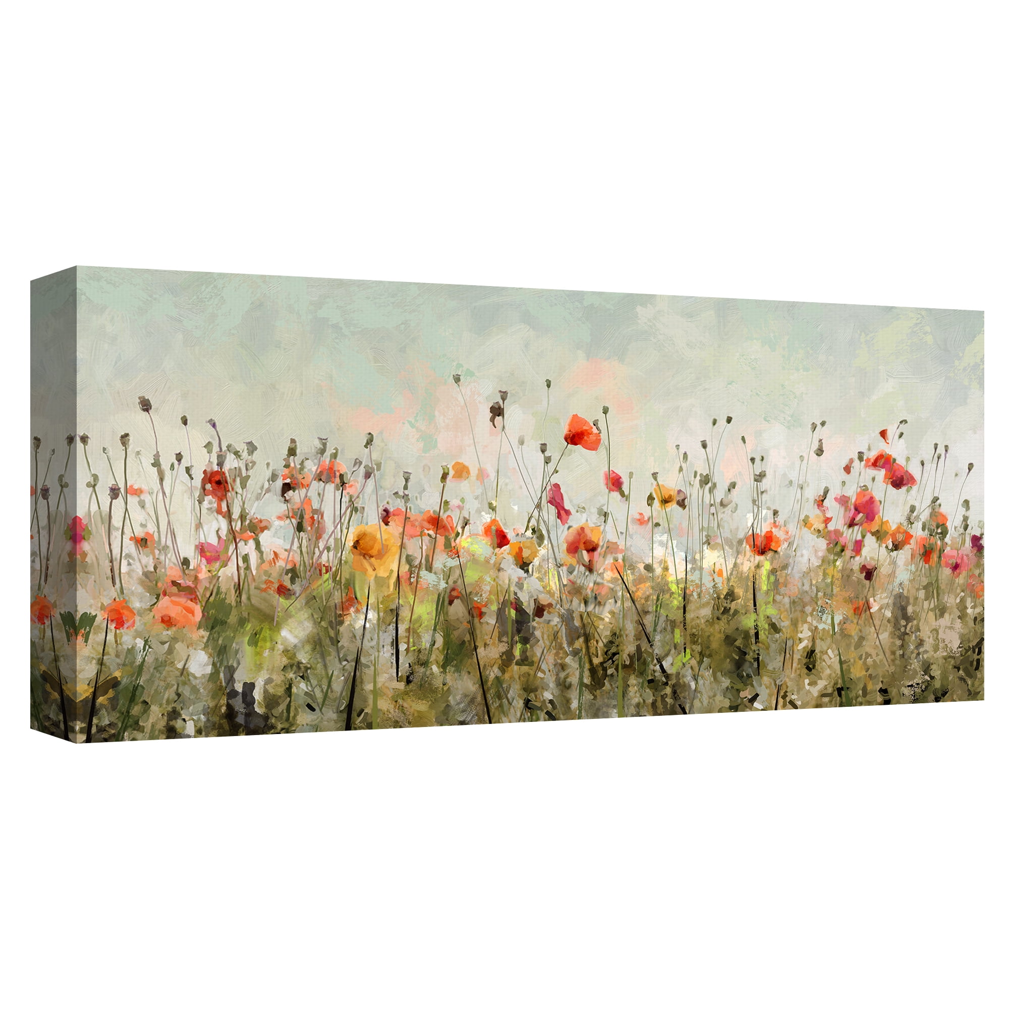 Poppy Parade by Studio Arts Canvas Art Print