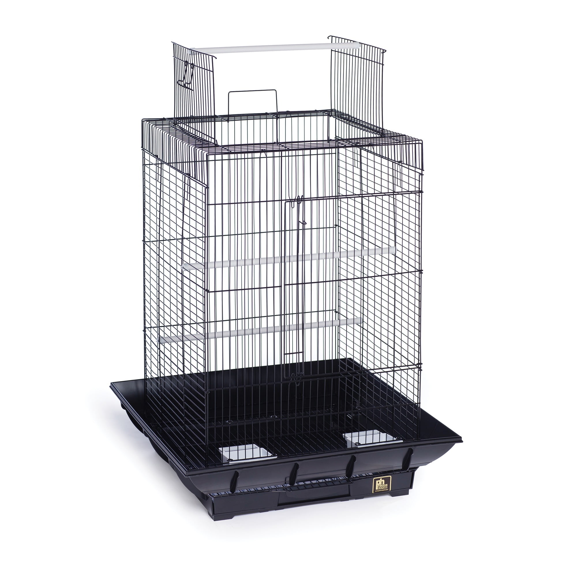 Prevue Pet Products Clean Life Playtop Bird Cage - Black SP851B/B