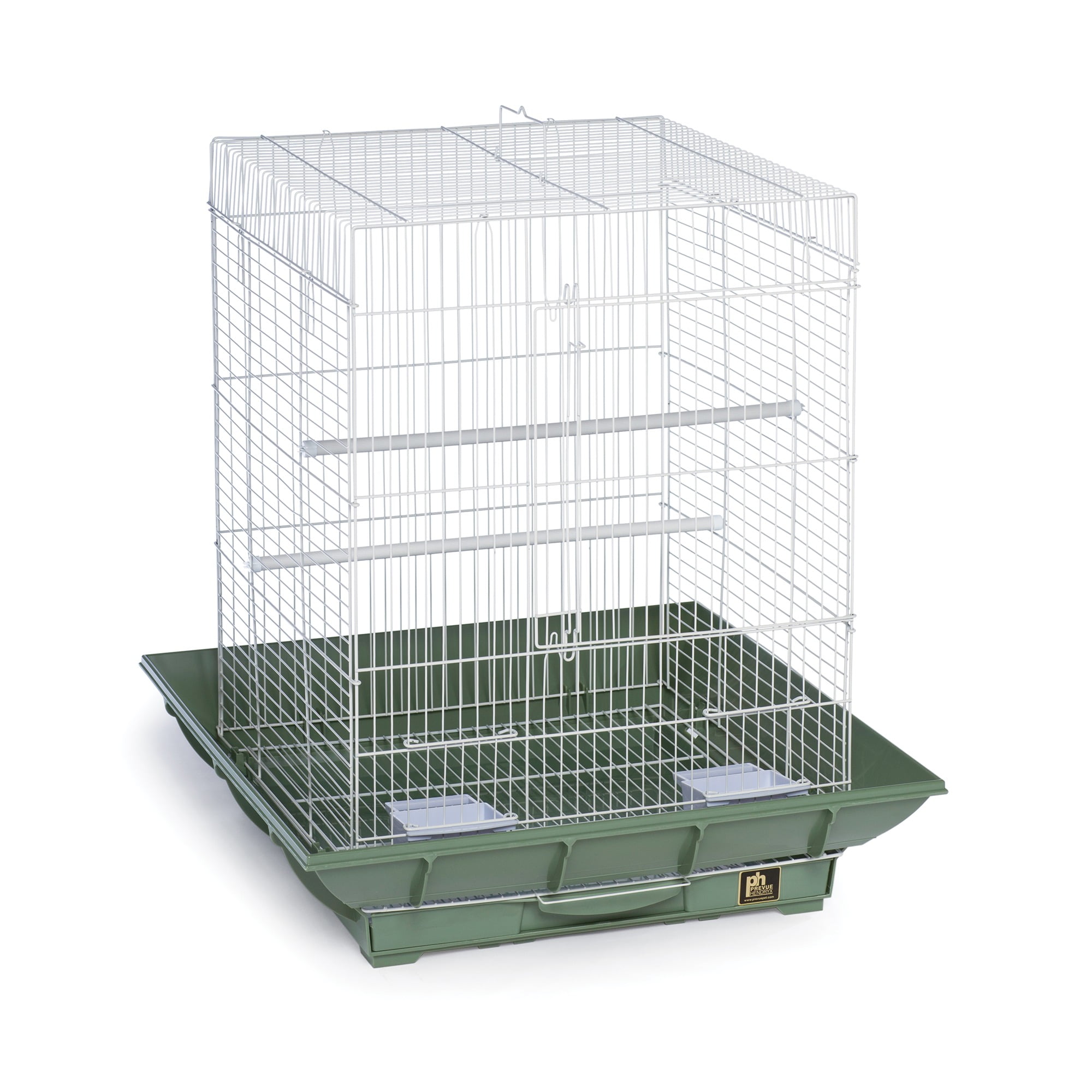 Prevue Pet Products Clean Life Bird Cage - Green SP850G/W
