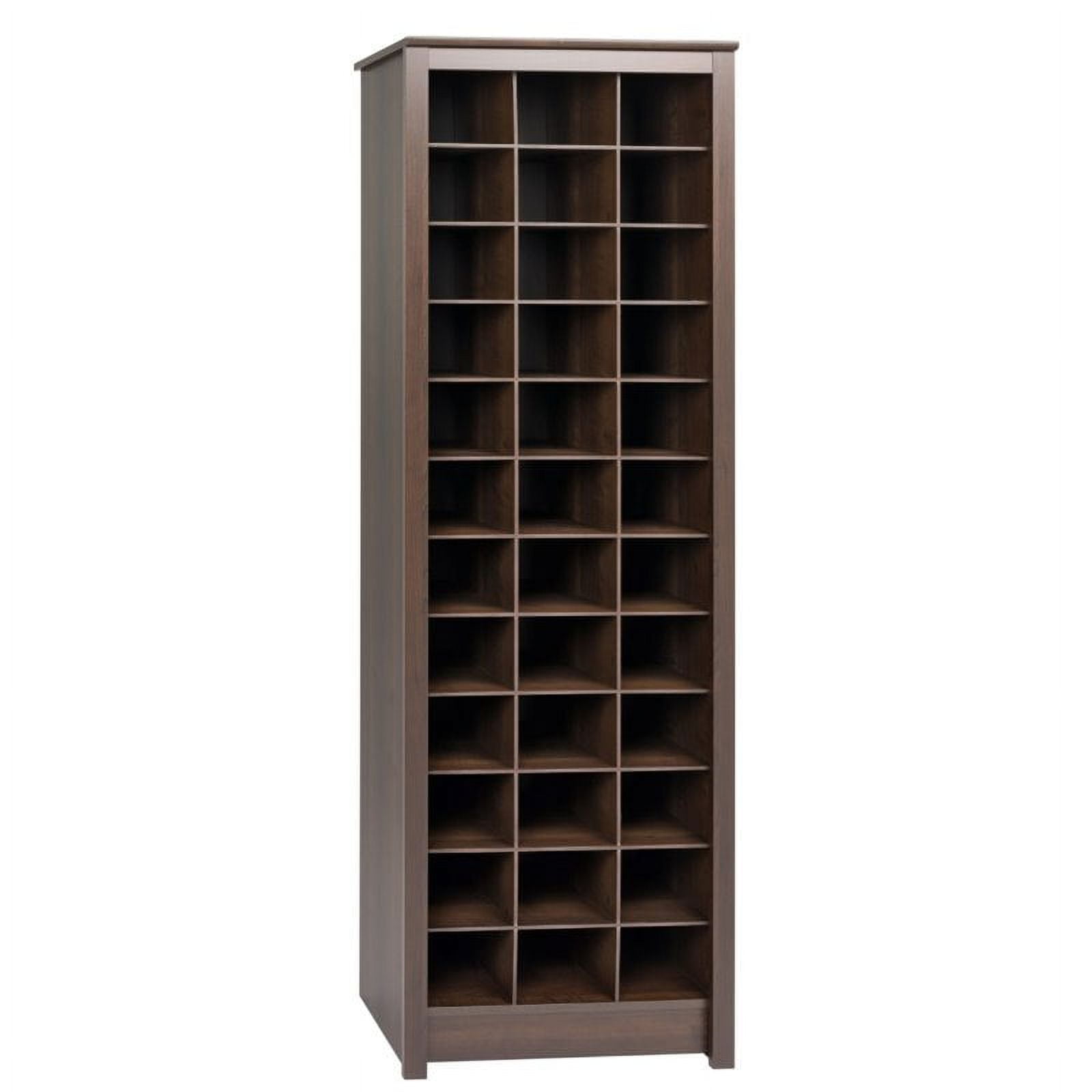 Prepac 36 pair Shoe Storage Rack, Espresso
