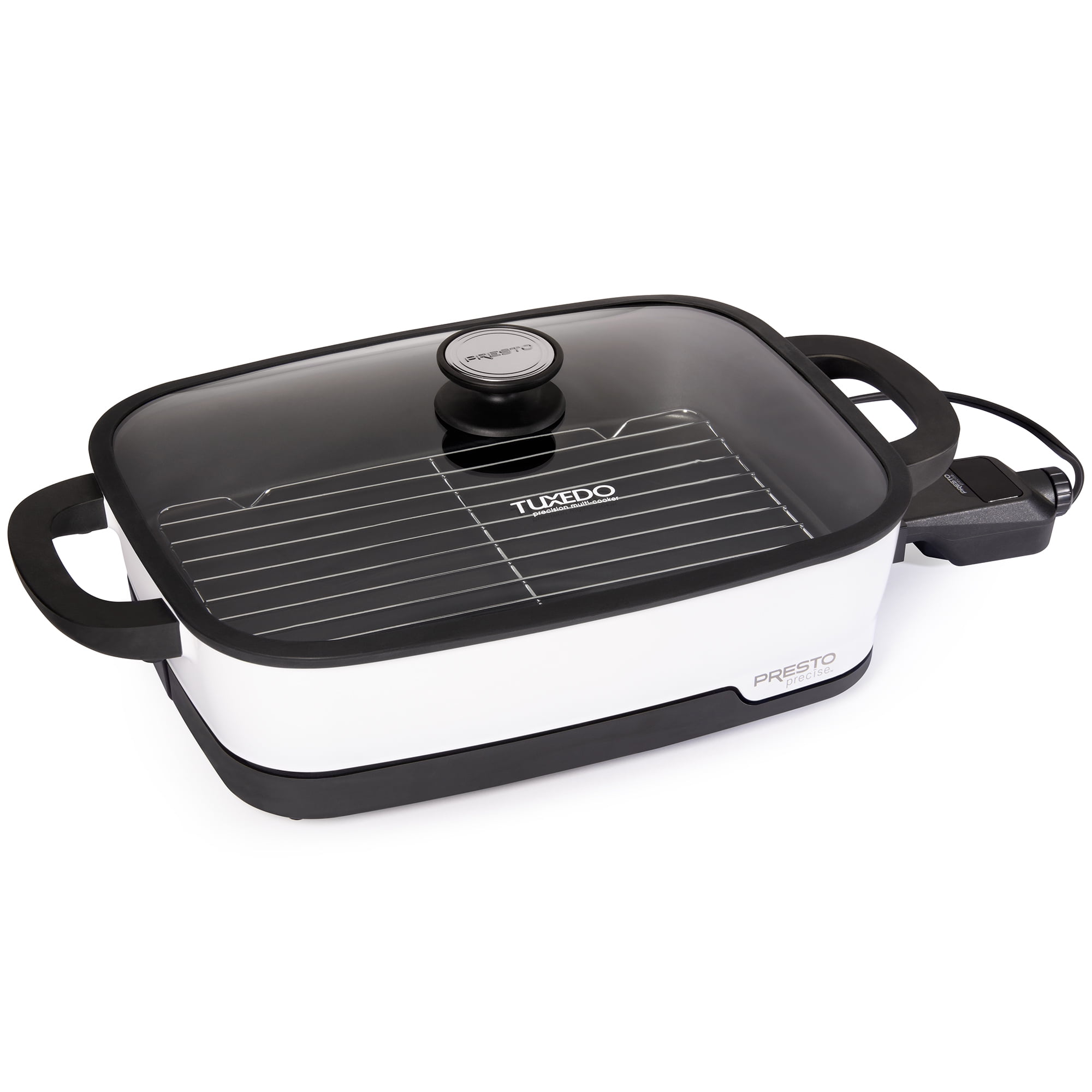 Presto Tuxedo Digital Precision Skillet Nonstick Kitchen Multi-Cooker, 16"