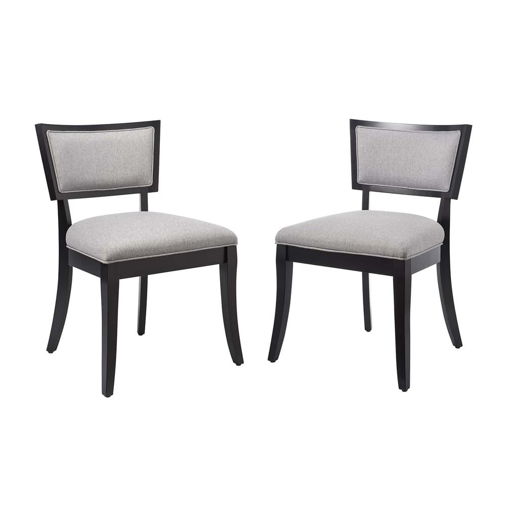 Modway Pristine Upholstered Fabric Dining Chairs - Set of 2