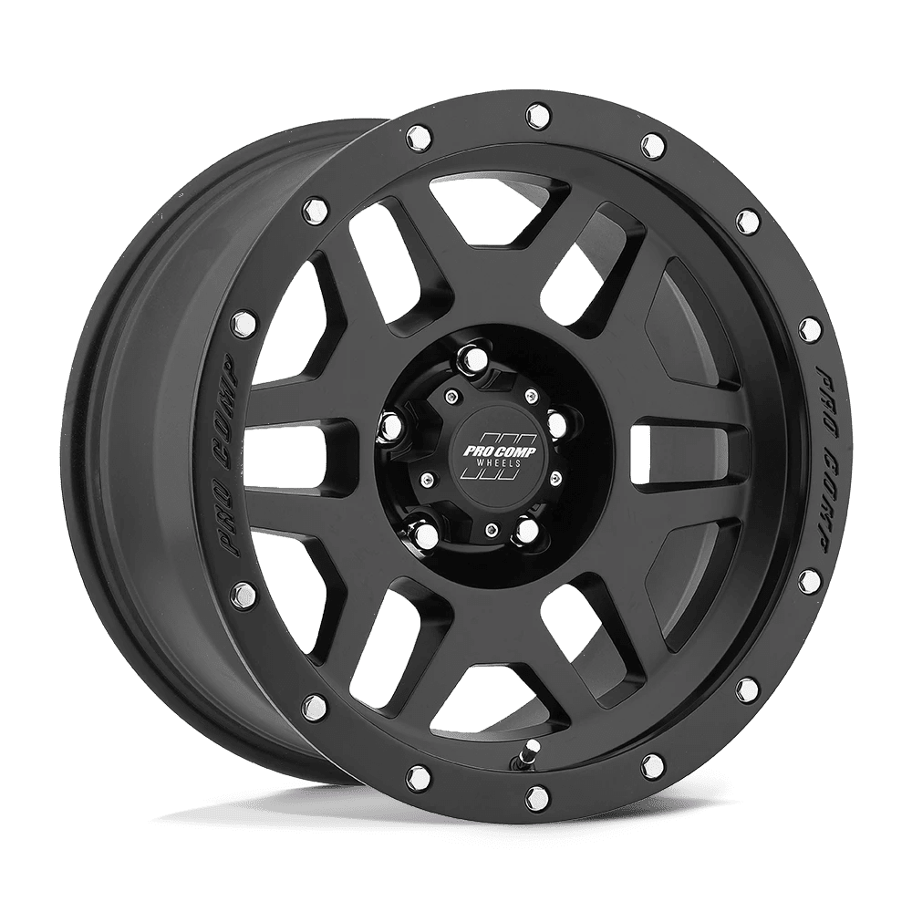 Pro Comp Cast Aluminum Wheel PXA41 18x9 6x5.5 S-BLK 0mm, PXA5041-898350