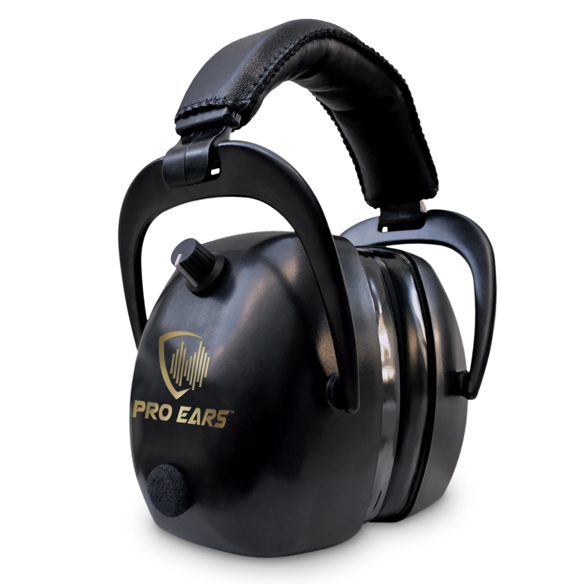 Pro Ears Gold II 30 Electronic Hearing Protection Ear Muffs – Sound Amplifying Shooting & Hunting Ear Muffs, NRR 30 Noise Reduction, Gel Ear Cushions, Black