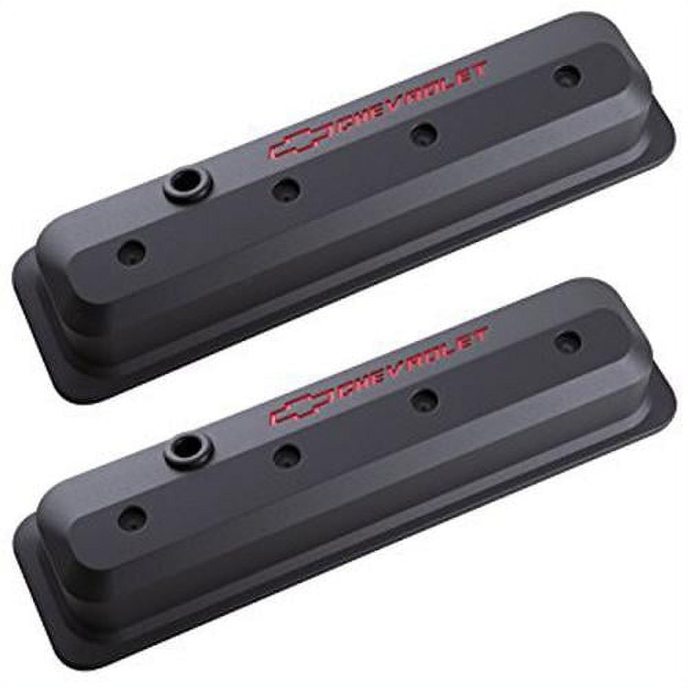 Proform 141-845 PFM141-845 CHEVROLET & BOWTIE EMBLEM DIE-CAST SLANT-EDGE VALVE COVERS CENTER BOLT S/B V8, 8 Fits select: 1988-2000 CHEVROLET GMT-400, 1995-2000 CHEVROLET TAHOE