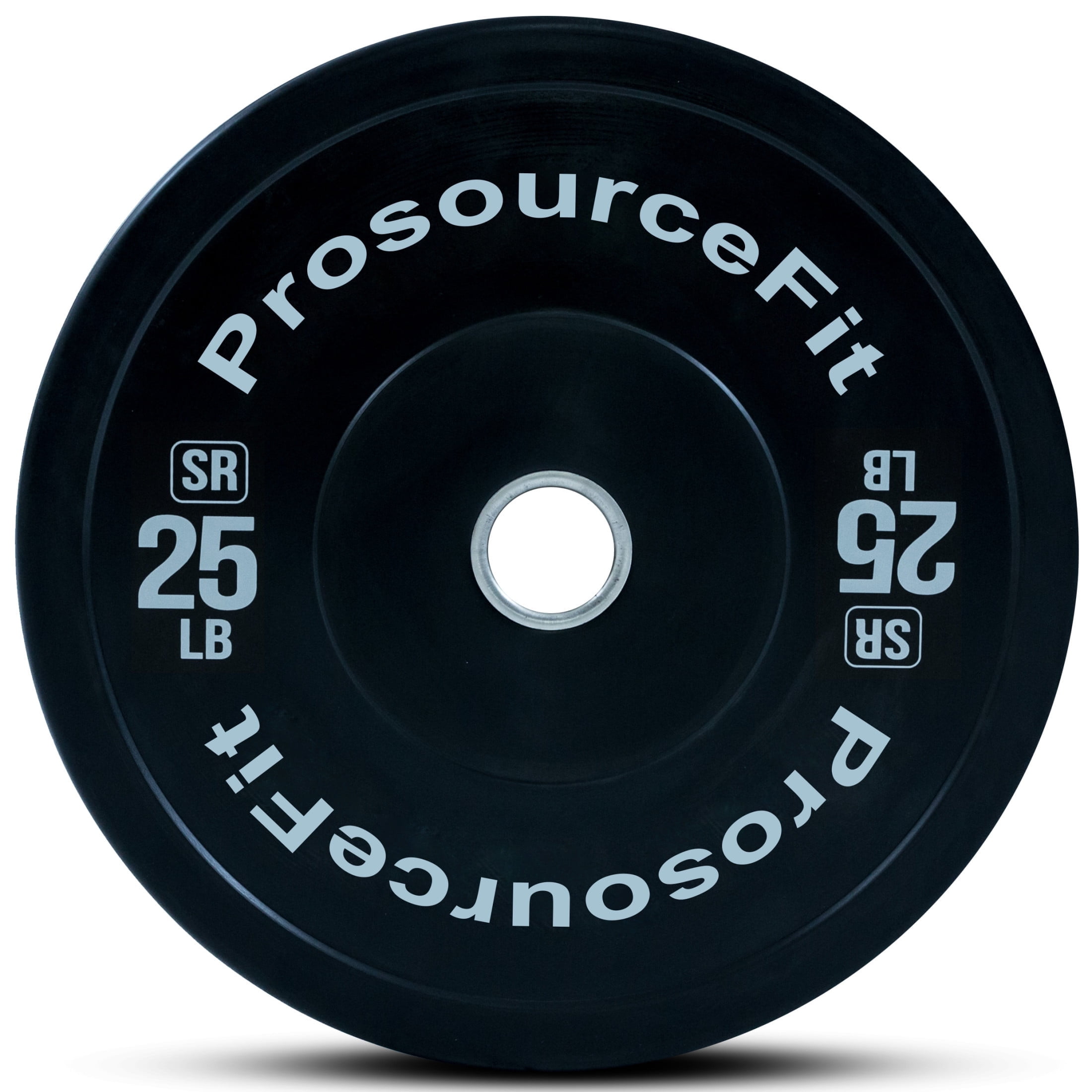 ProsourceFit Solid Rubber & Color Training Bumper Plates with Steel Inserts 10-55lb
