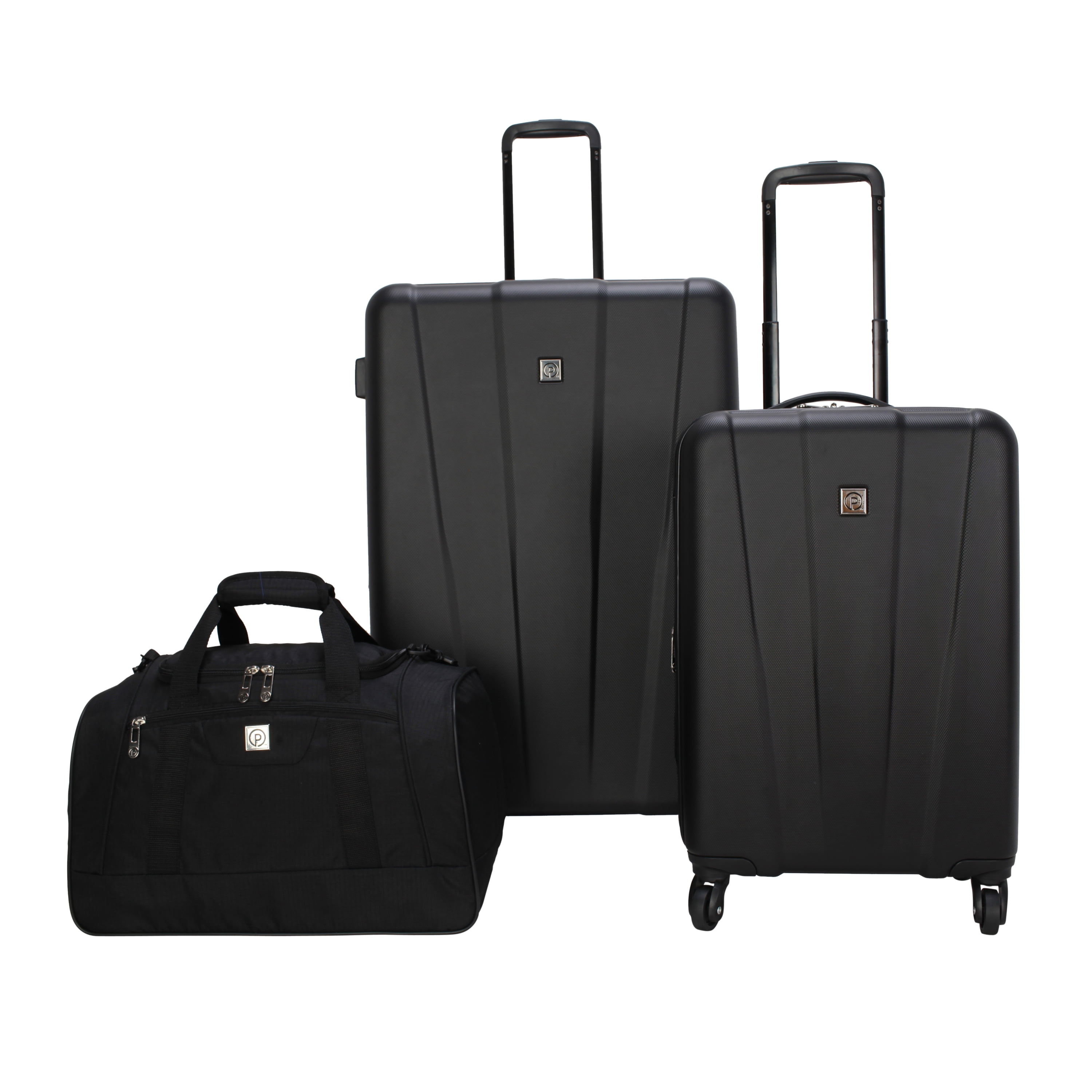 Protege 3-Piece Hardside Luggage Set, Black