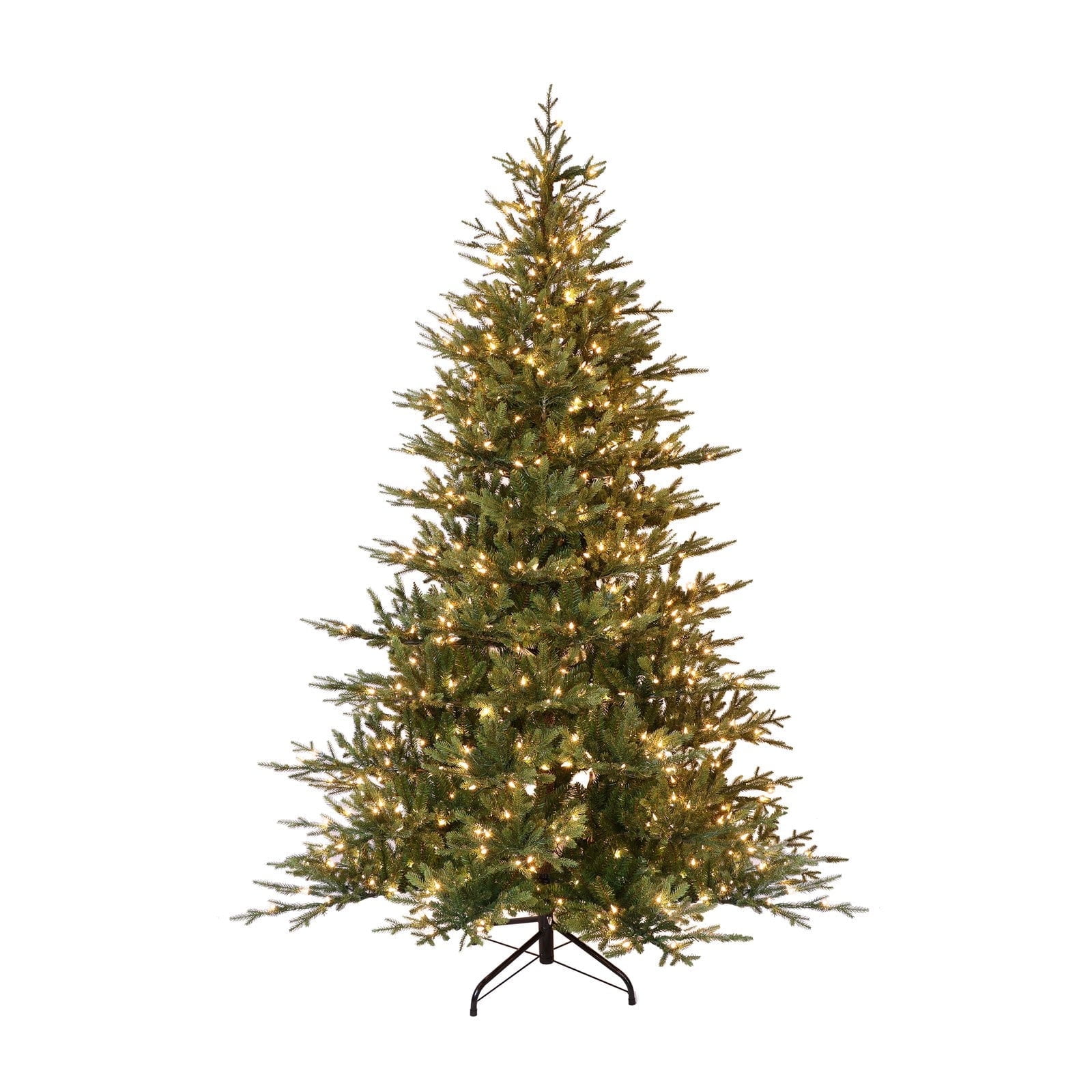 Puleo International Balsam Fir Pre-Lit Artificial Christmas Tree