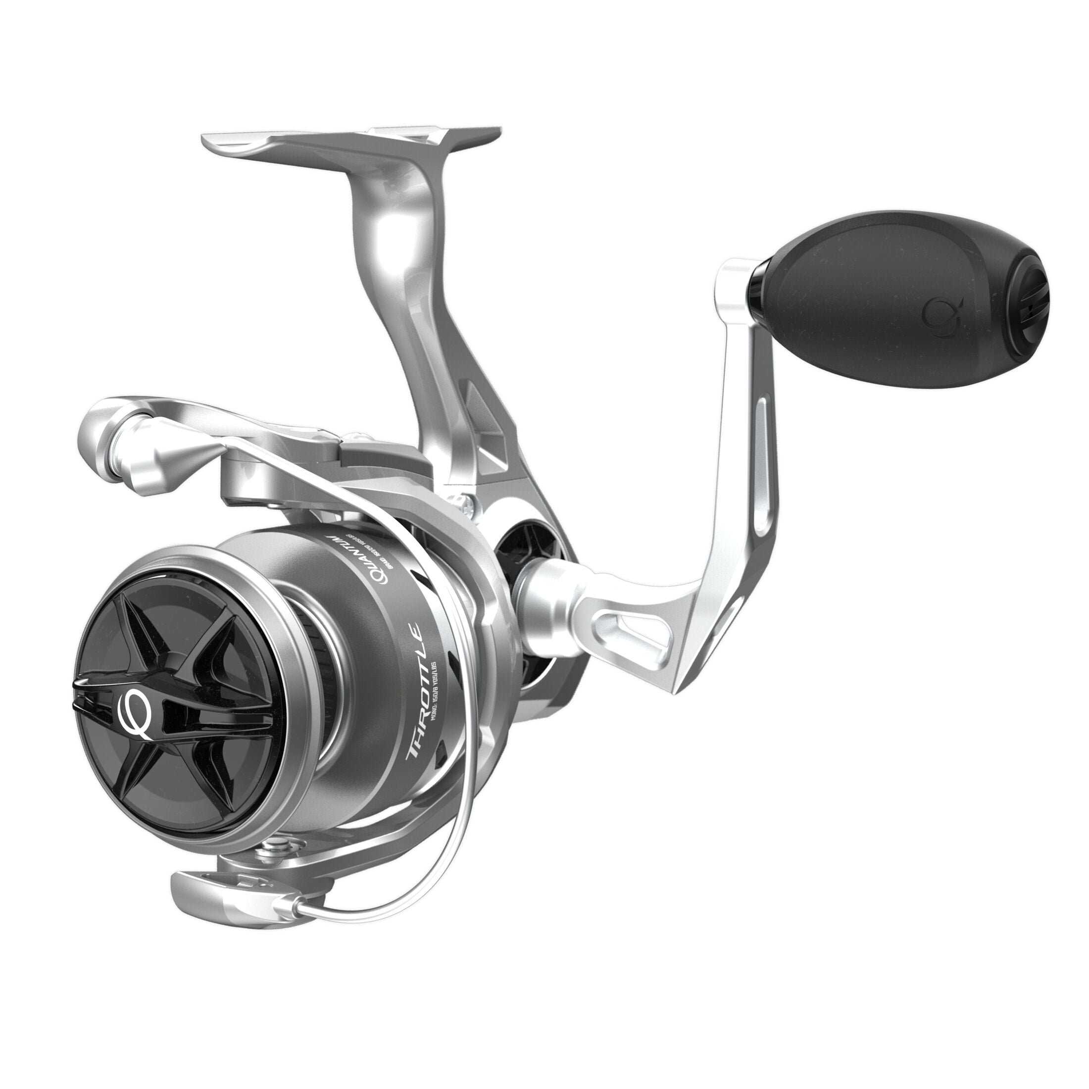 Quantum Throttle Spinning Fishing Reel, Size 25 Reel, Silver