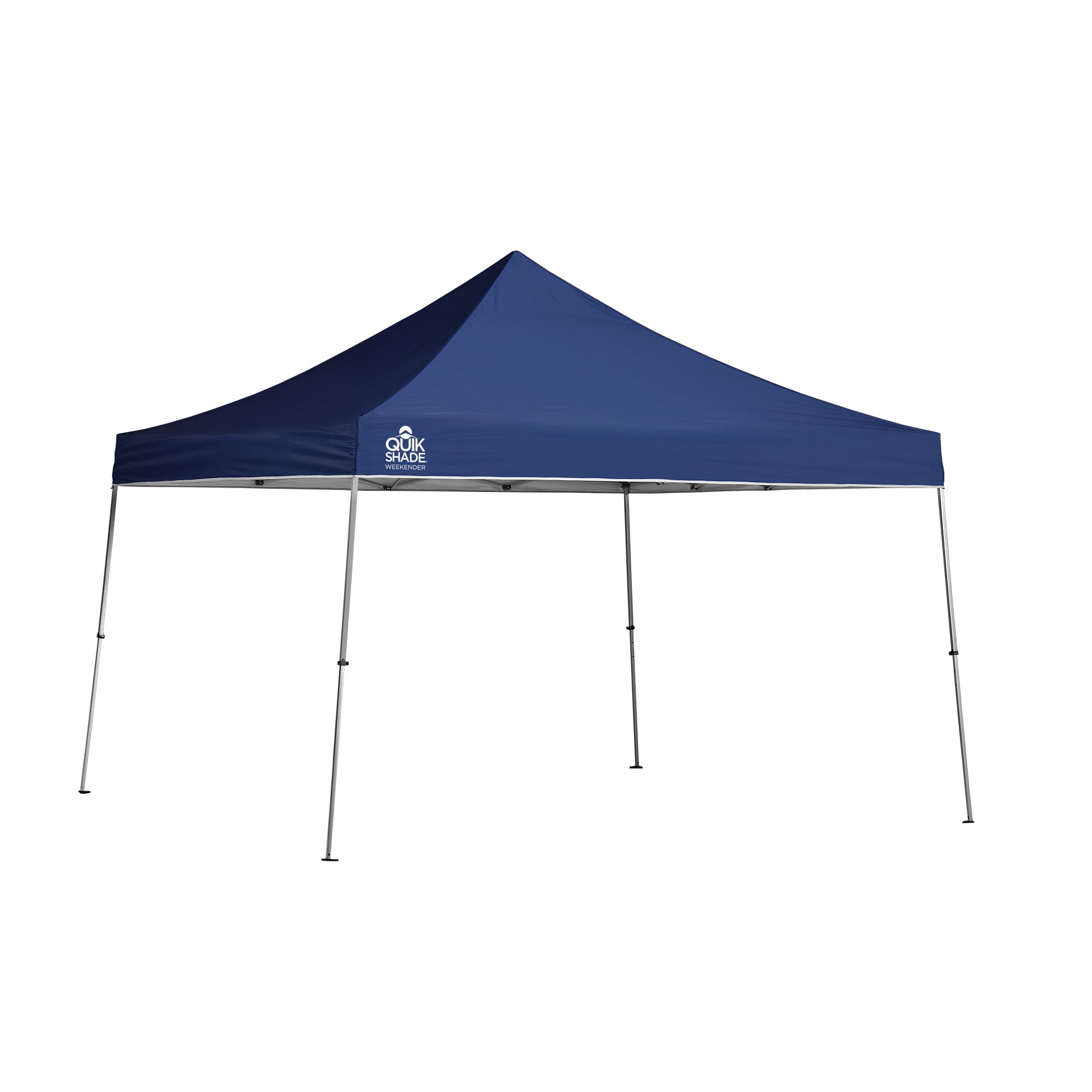 Quik Shade 12' X 12' Weekender Elite 144 Square Feet Of Shade Straight Leg Base Outdoor Pop-Up Canopy, Twilight Blue