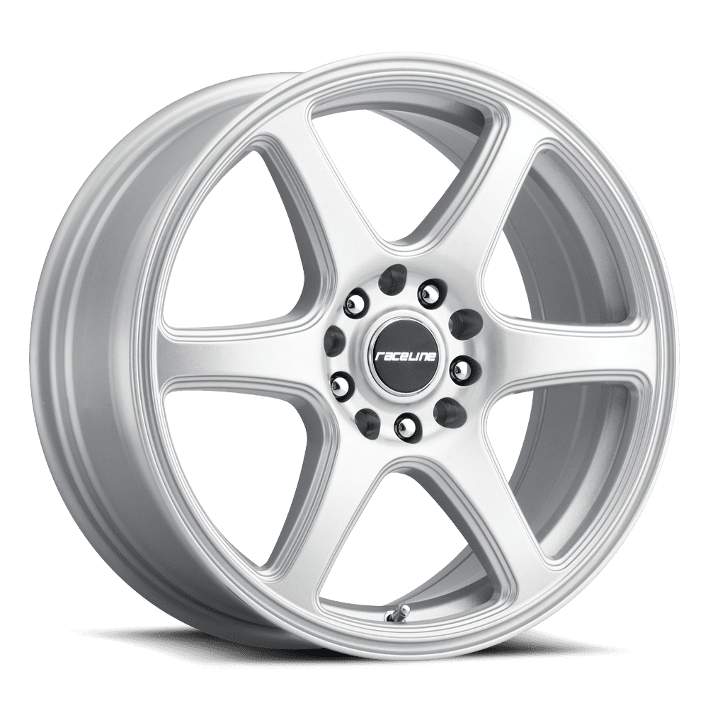 Raceline 146S-MATRIX 15" Cast Aluminum Wheel, MATRIX SILVER 15X7 5X100/5X114.3 +40mm