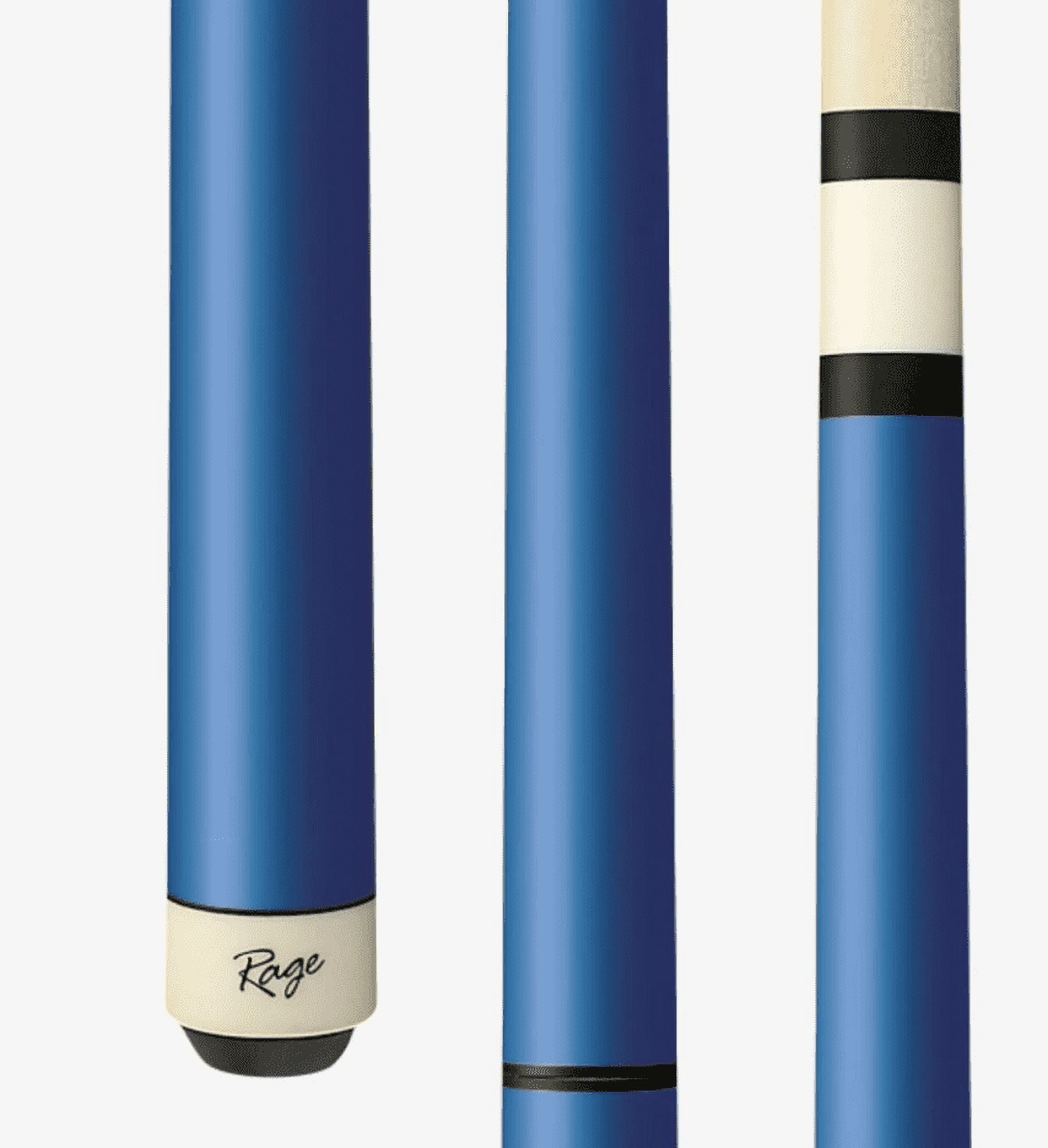 Rage RGJBHH-BLUE Three-Piece 48” - 58” Jump/Break Billiards Pool Cue Stick